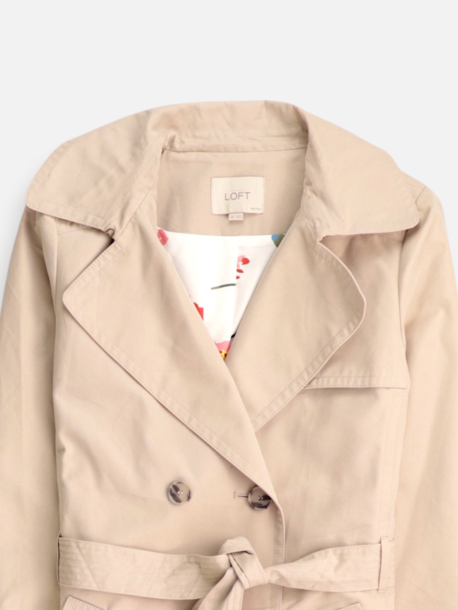 LOFT Abrigo Trench Coat Casual - Mujer - 4