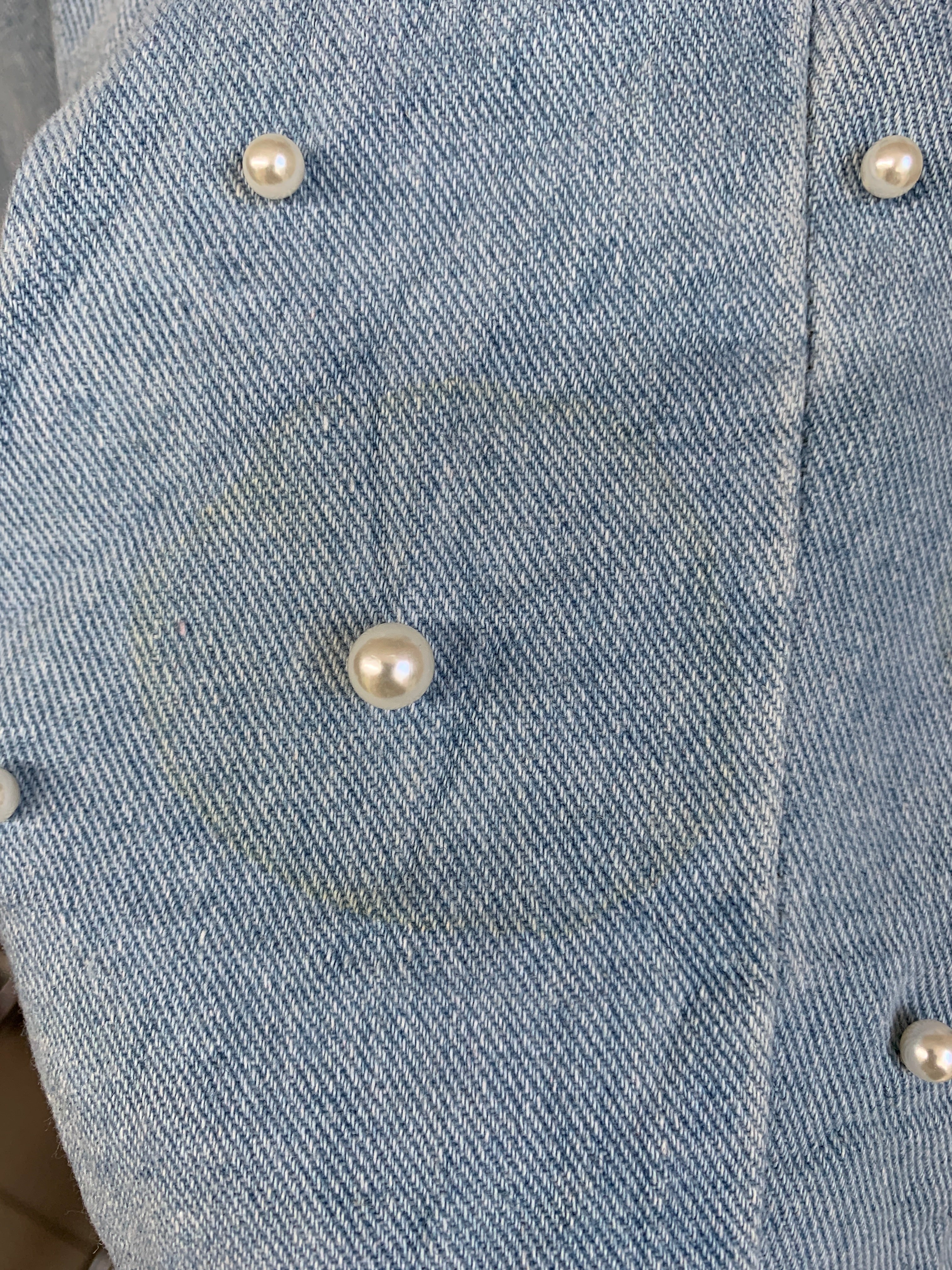 SHEIN Chaqueta Denim Basic - Mujer - XS