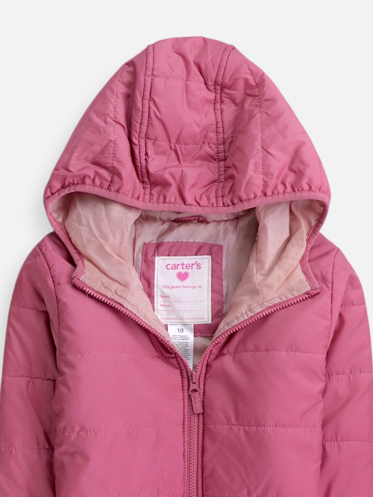 Carter's Chaqueta Puffer Impermeable - Niña - N/A - 10-11Y (Años)
