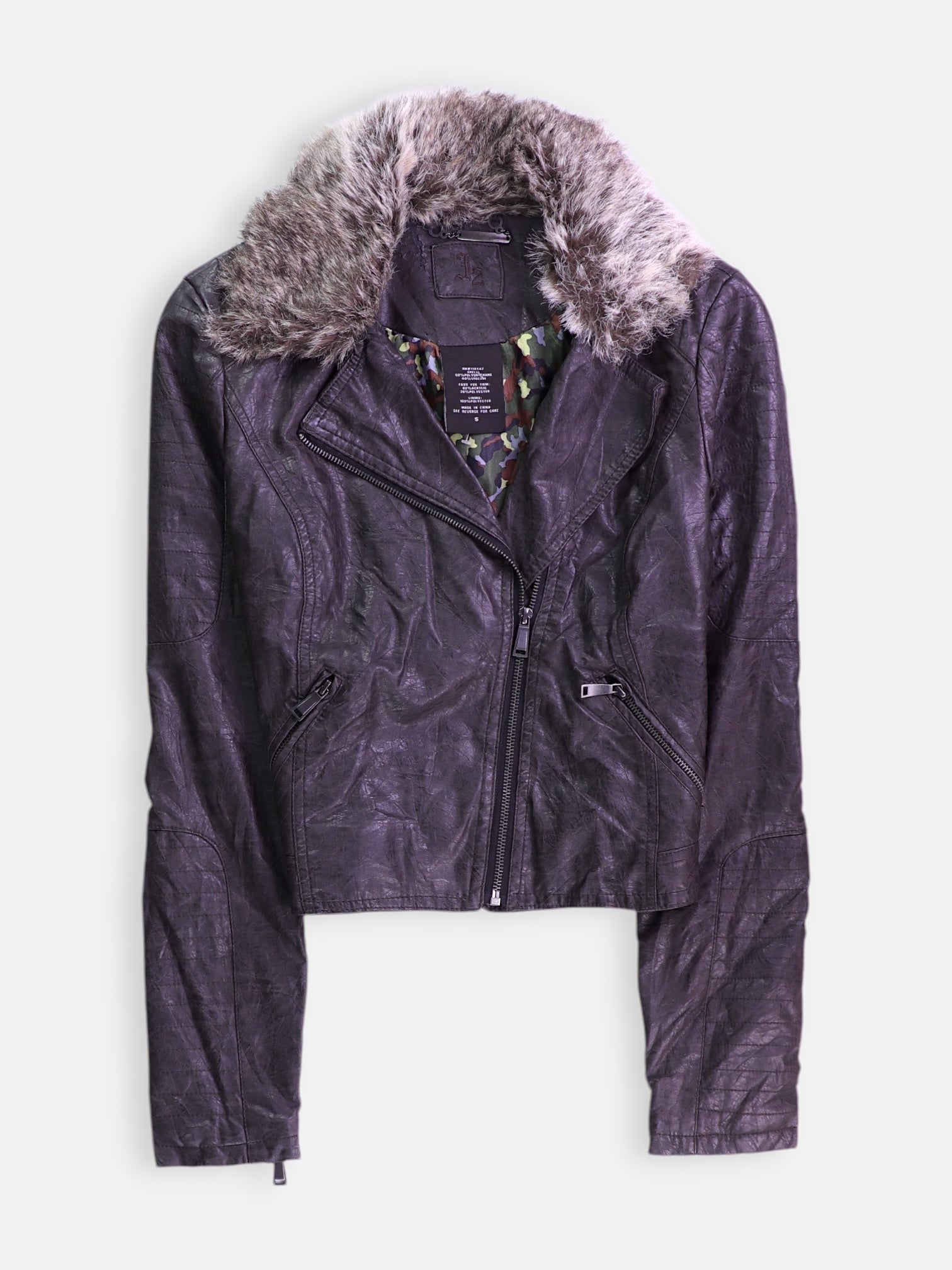 Chaqueta Aviator Cuero - Mujer - Small