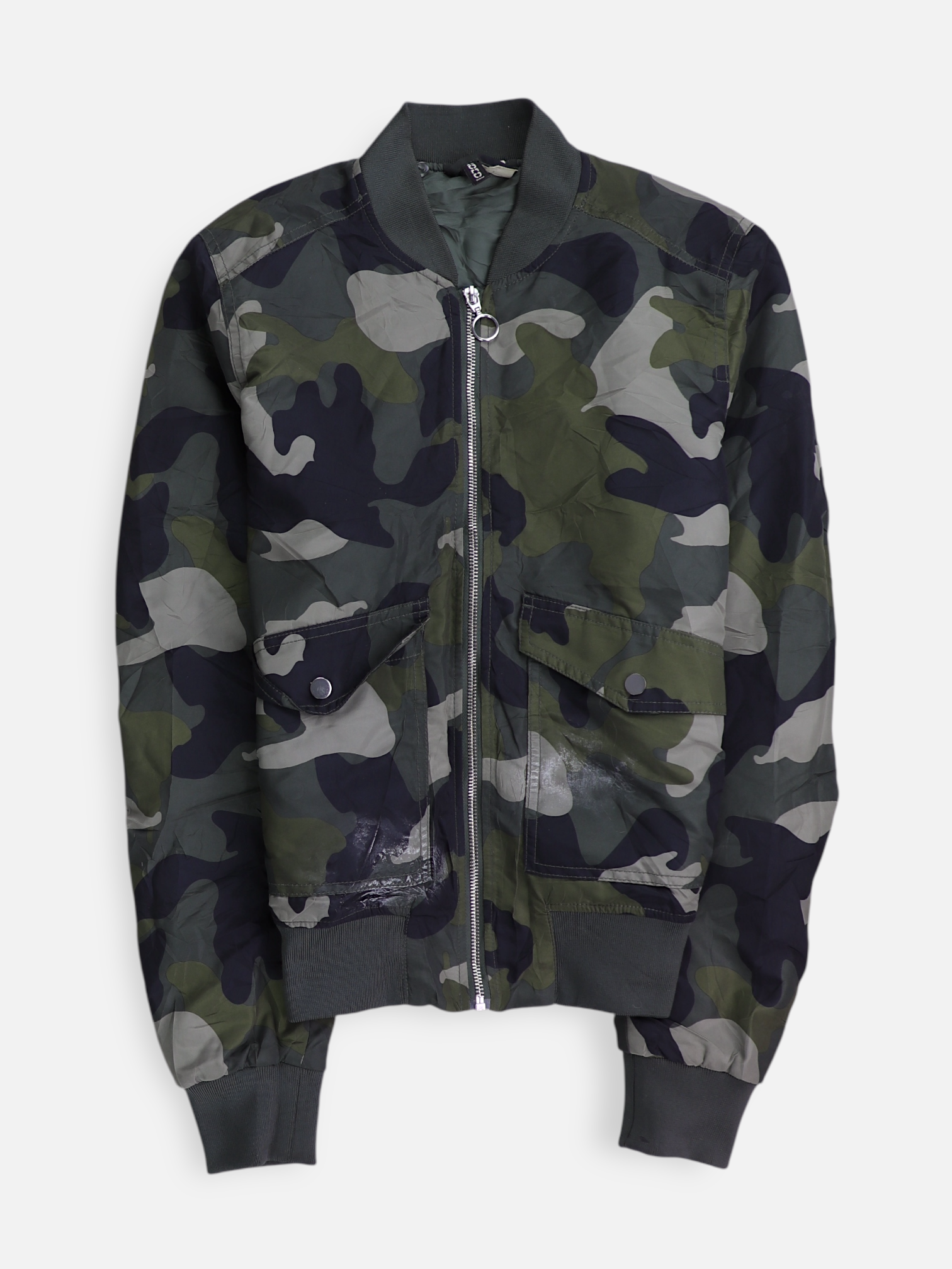 H&M Chaqueta Bomber Militar - Mujer - 8