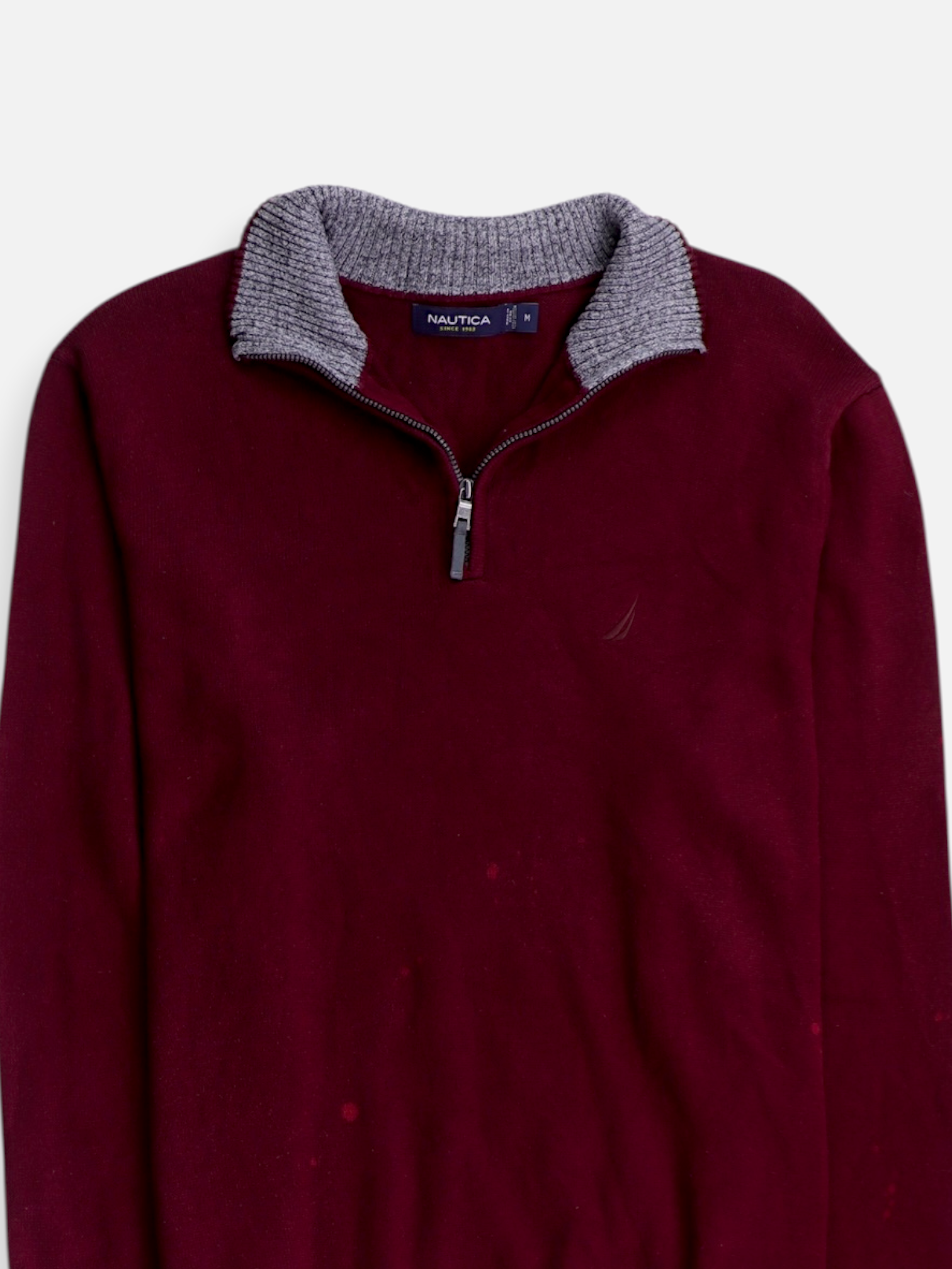 Nautica Sueter Fleece Casual - Hombre - Medium
