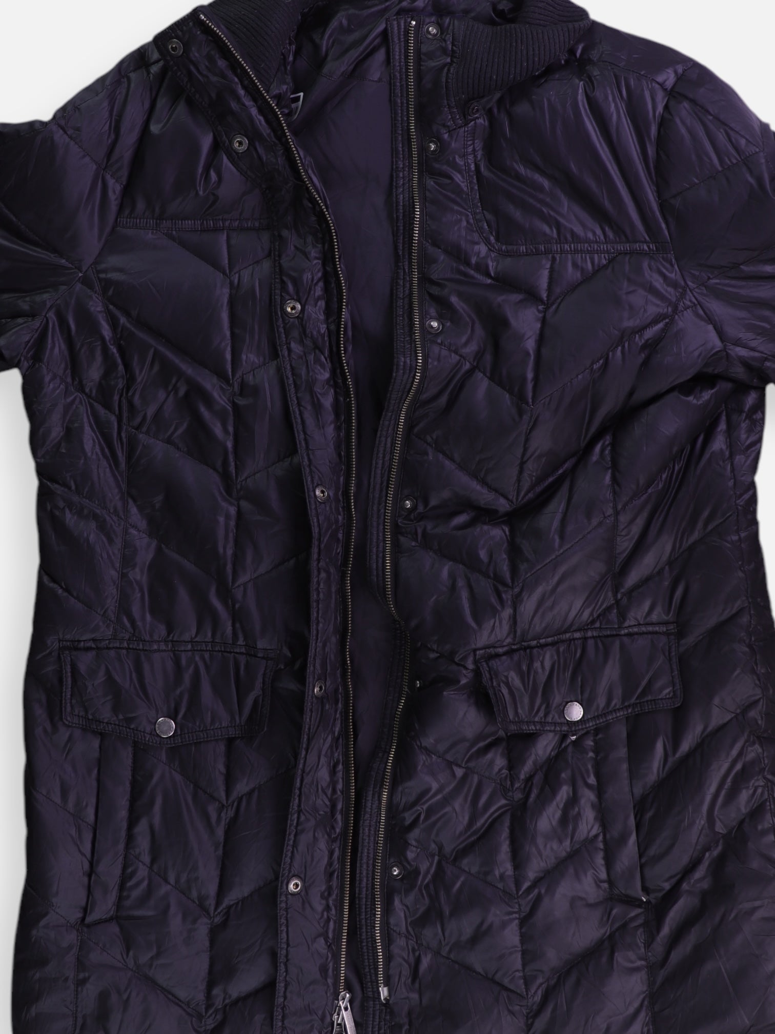 LANDS END Abrigo Impermeable Puffer - Mujer - XL