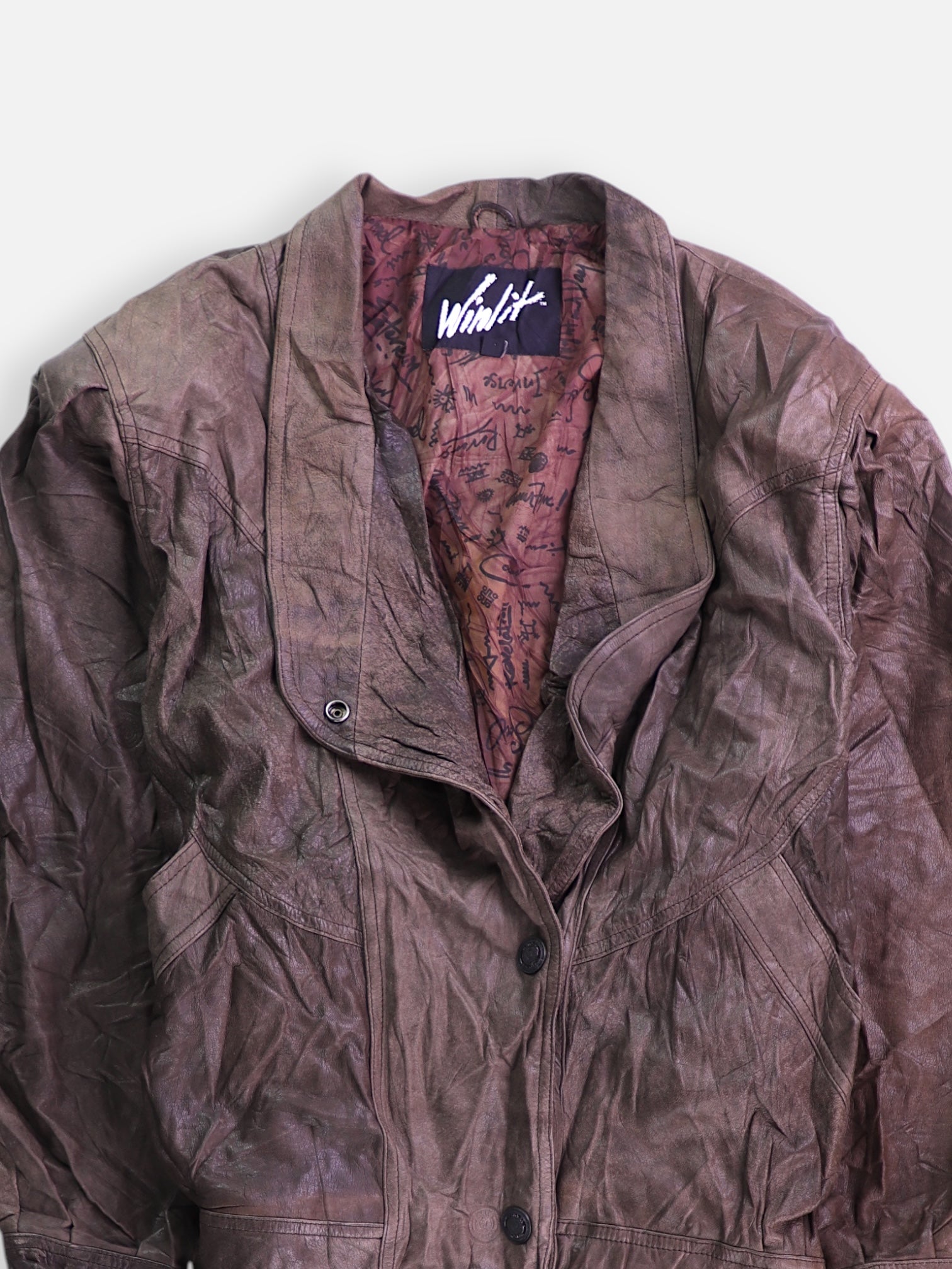 Chaqueta Aviator Cuero - Hombre - Large