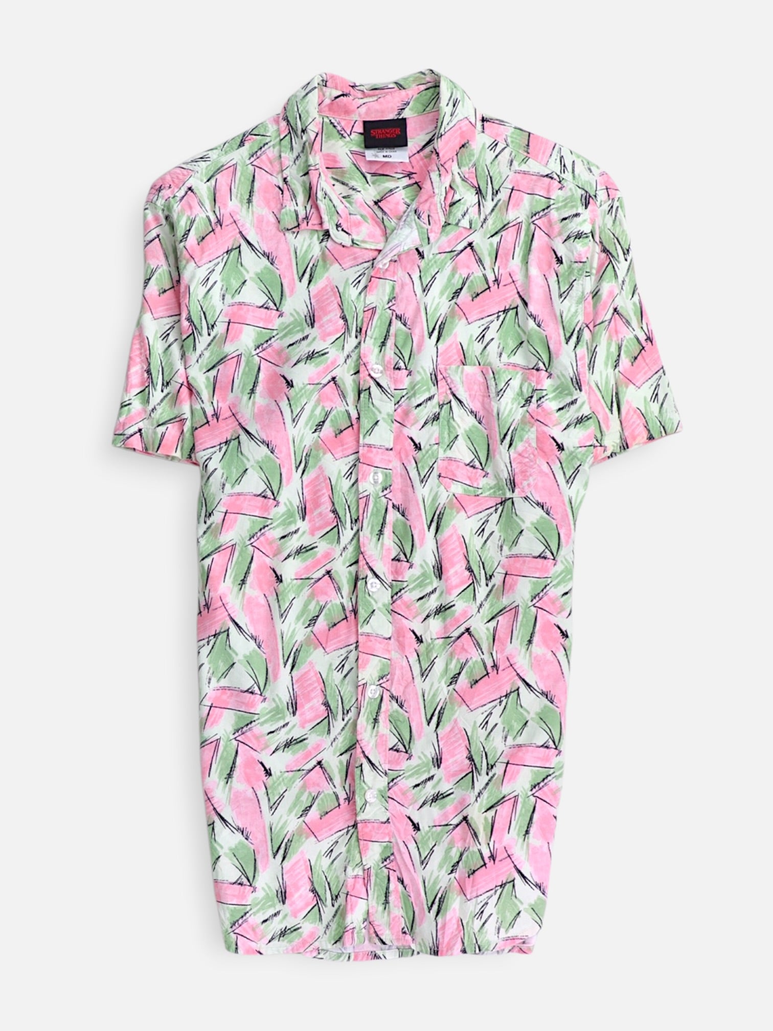 Stranger Things Camisa Verano - Hombre - Medium