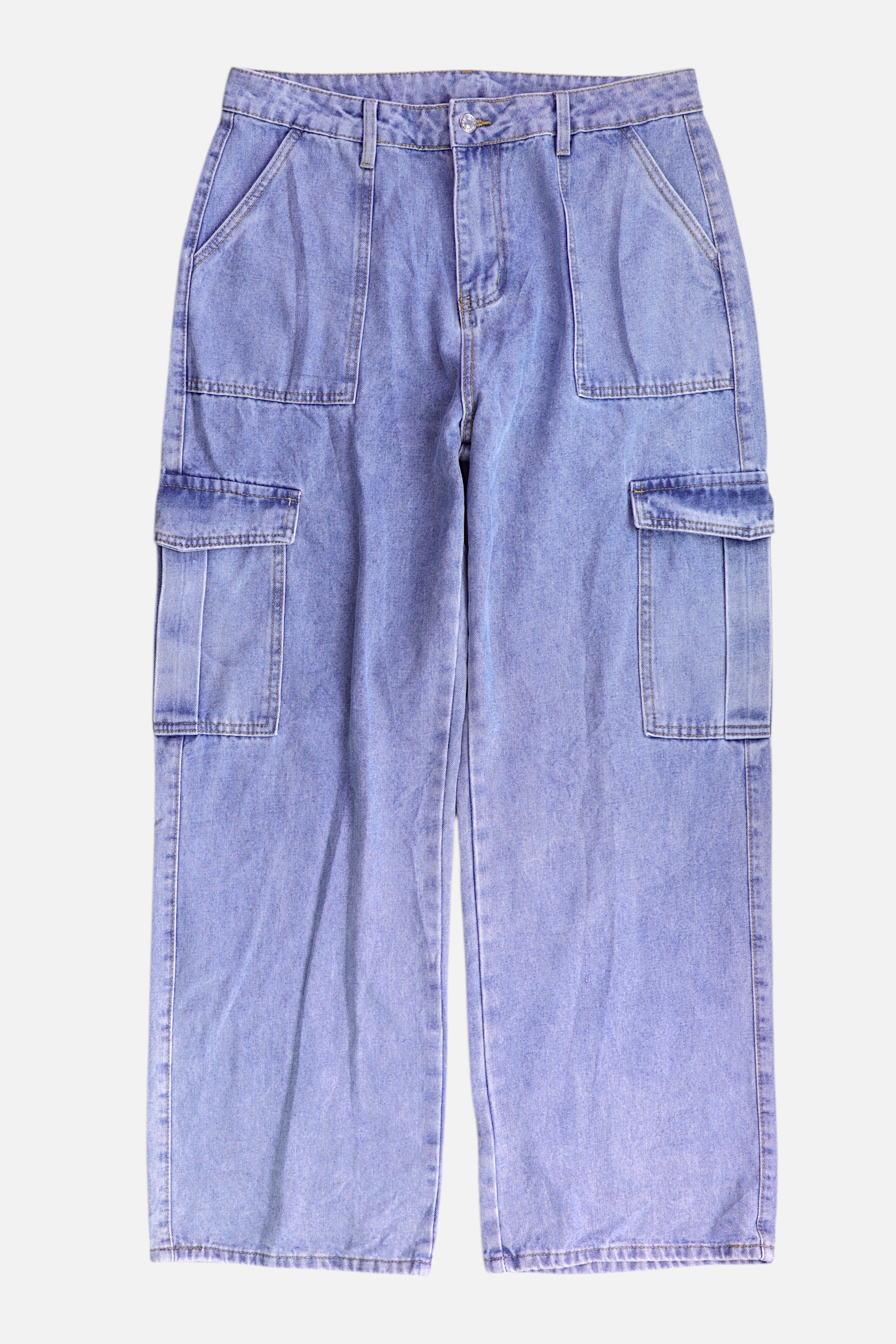 SHEIN Jean Mom Fit Cargo - Mujer - XL