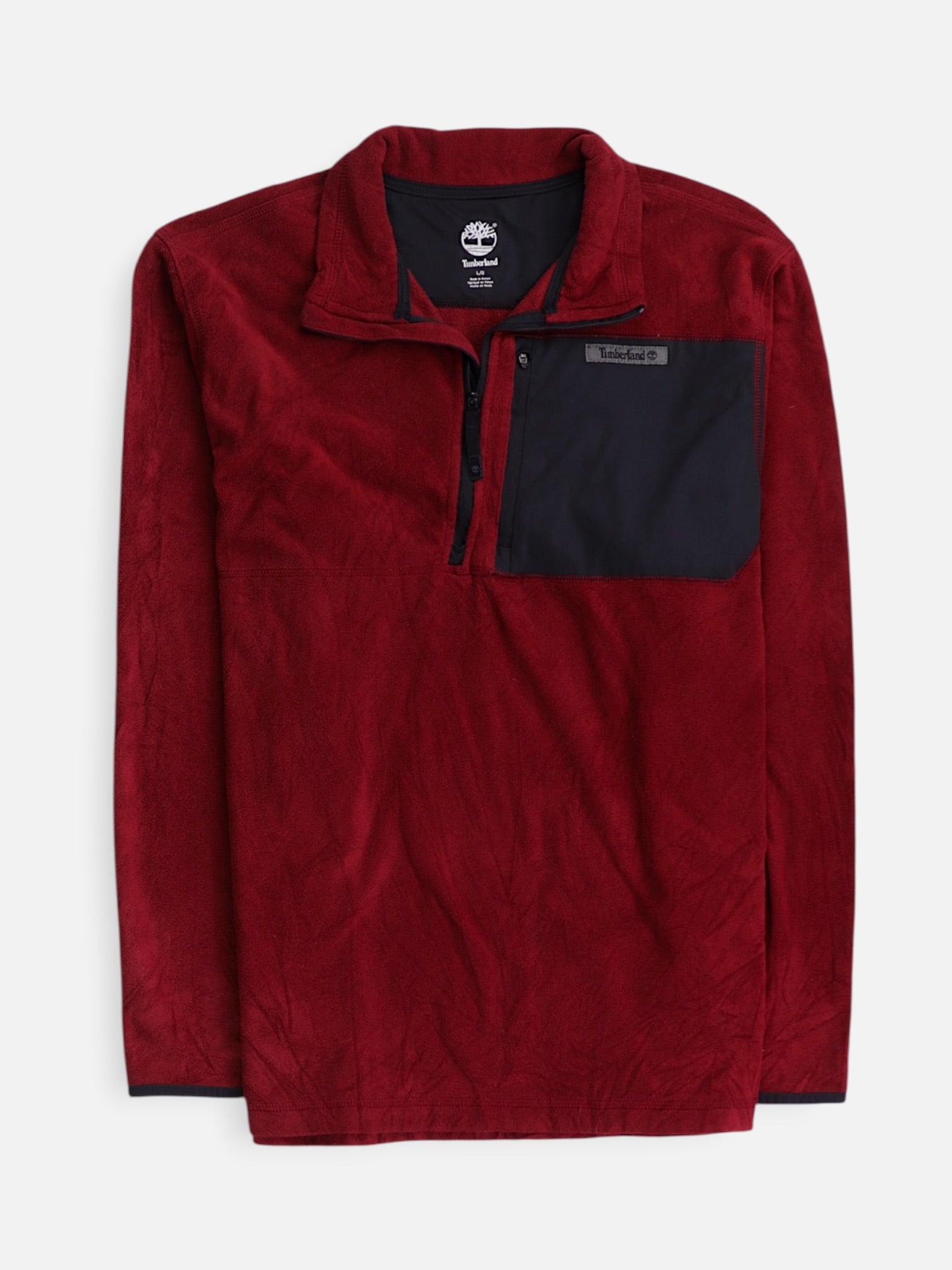 Timberland Sueter Fleece Color Block - Hombre - Large