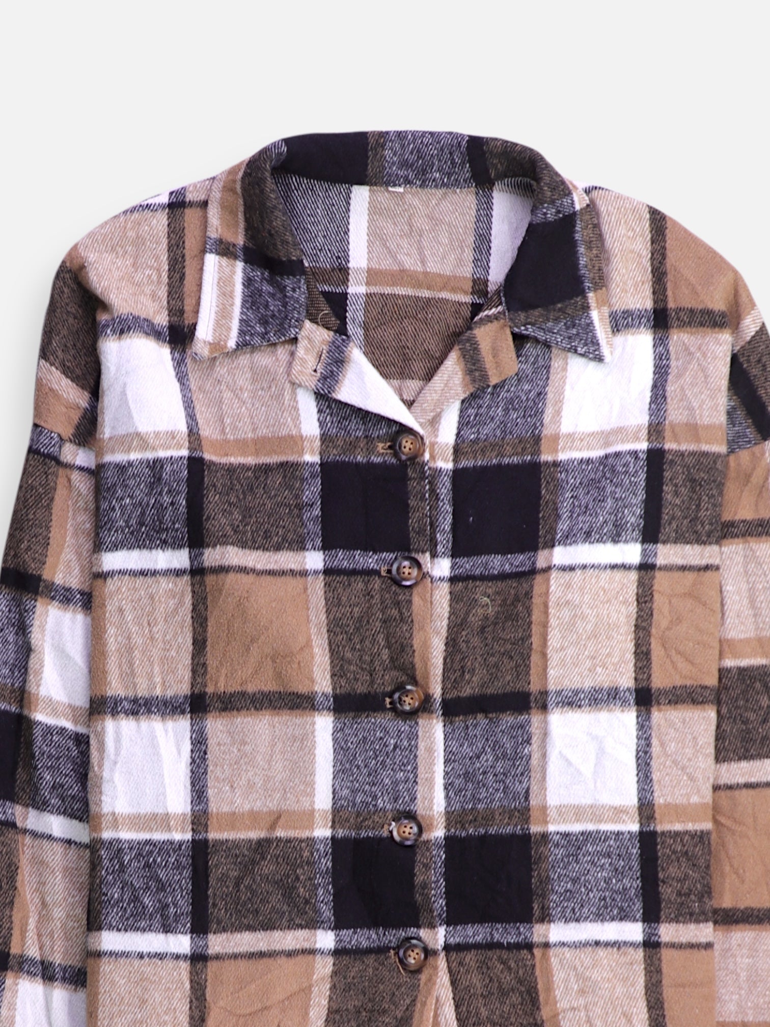 Chaqueta Sobrecamisa Color Block - Mujer - 2XL