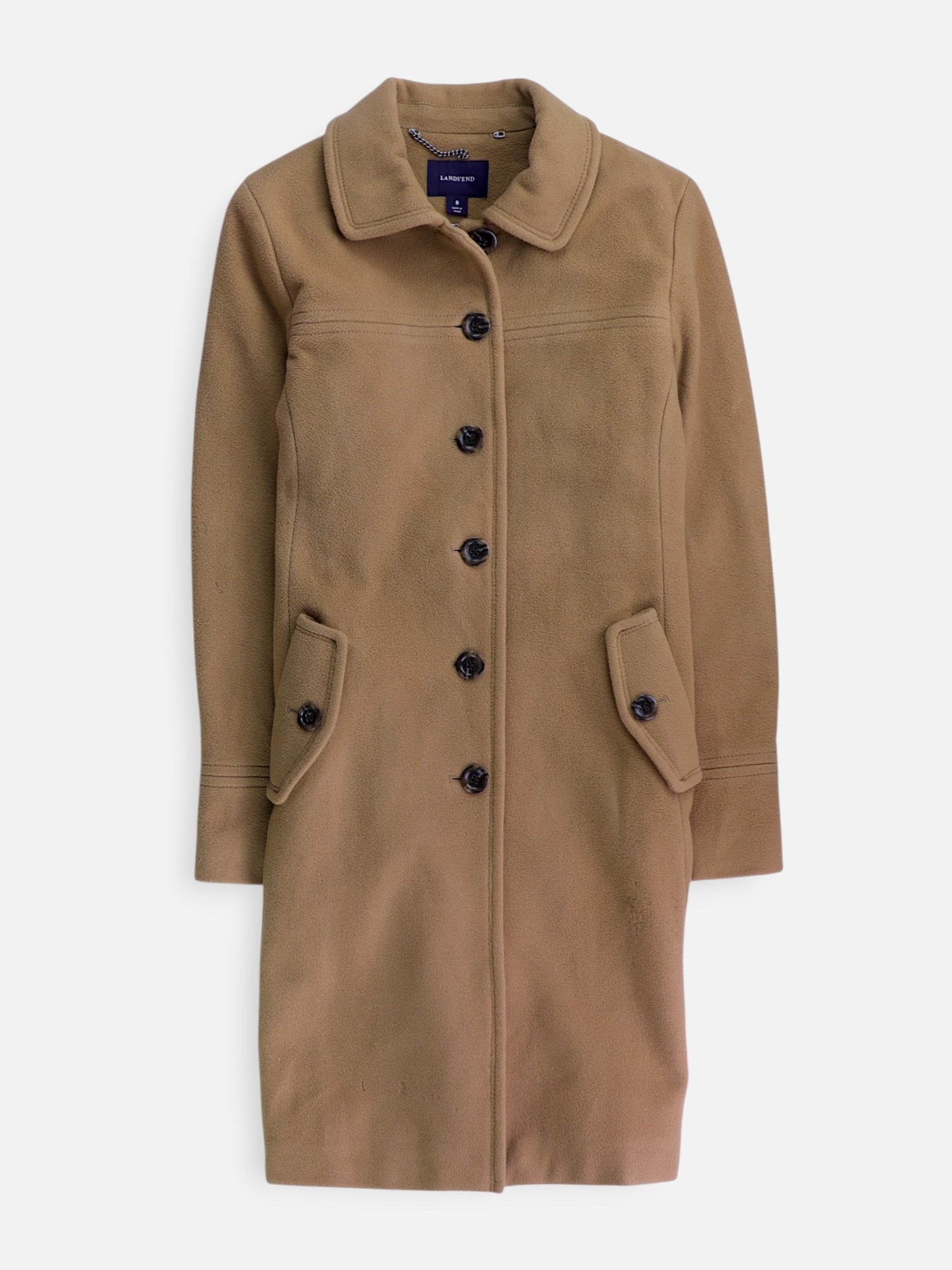 LANDS END Abrigo Single breasted trench Casual - Mujer - 8