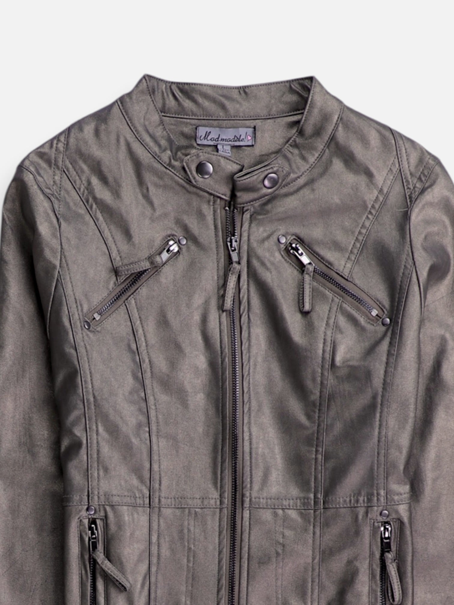 Chaqueta Casual Cuero - Mujer - Large