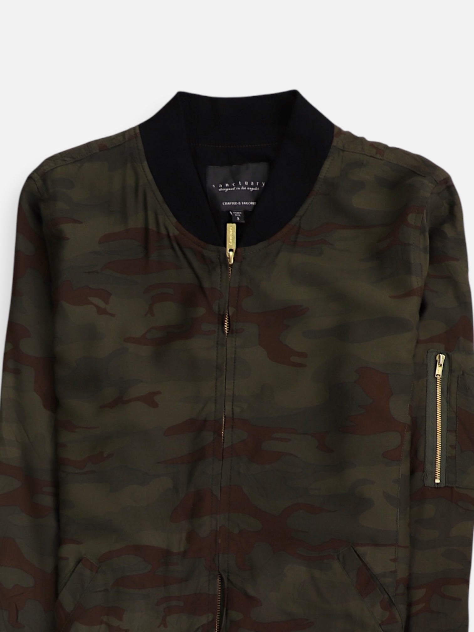 Sanctuary Chaqueta Bomber Militar - Mujer - Small