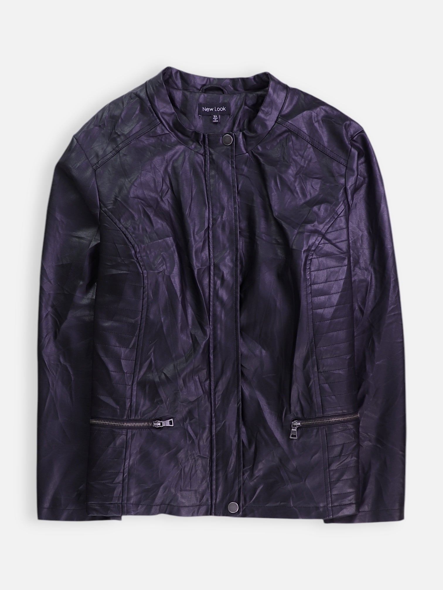 NEW LOOK Chaqueta Casual Cuero - Mujer - 3XL