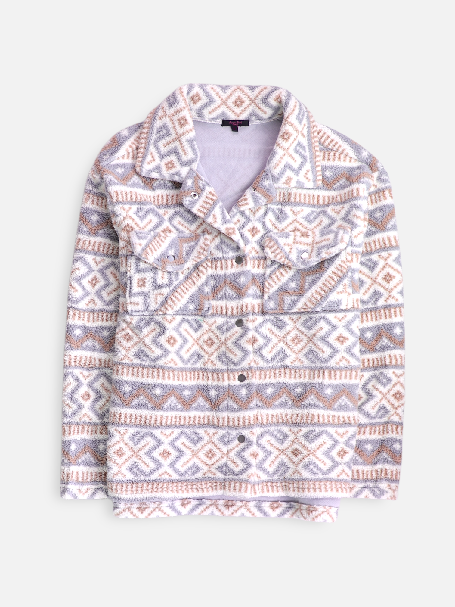 Chaqueta Sobrecamisa Teddy - Mujer - Large