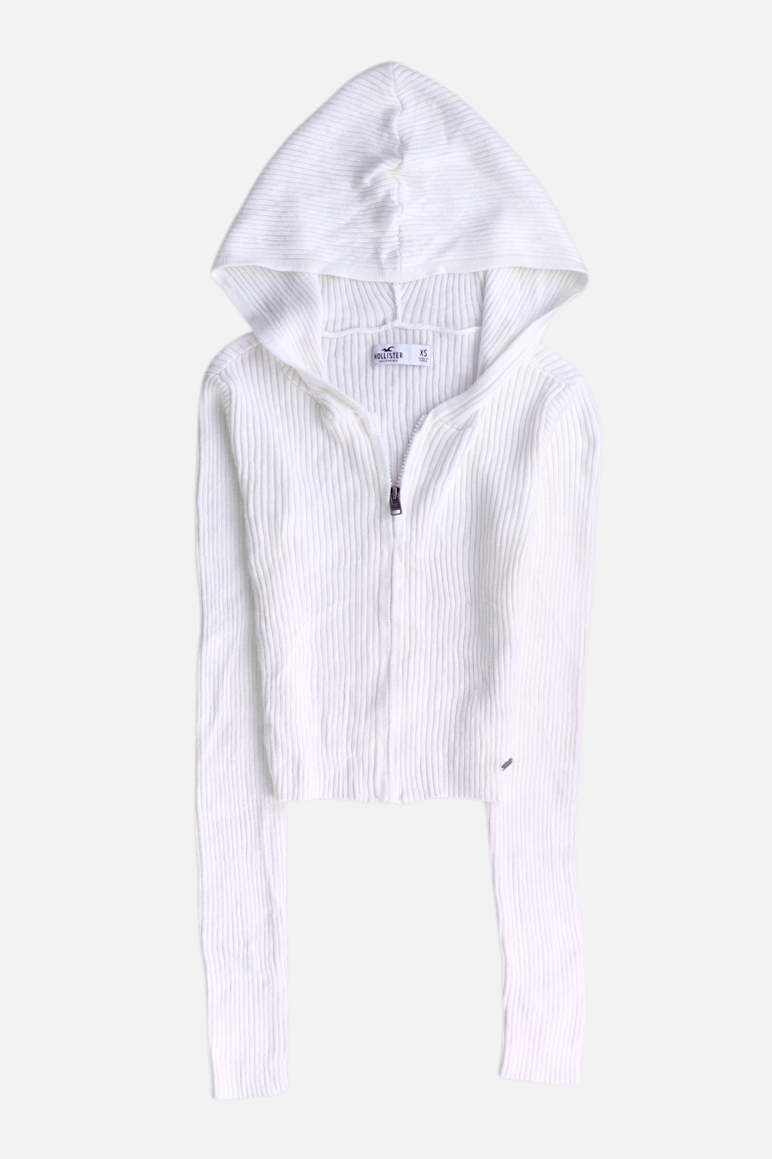 Hollister Sudadera Hoodie Crop Top - Mujer - XS