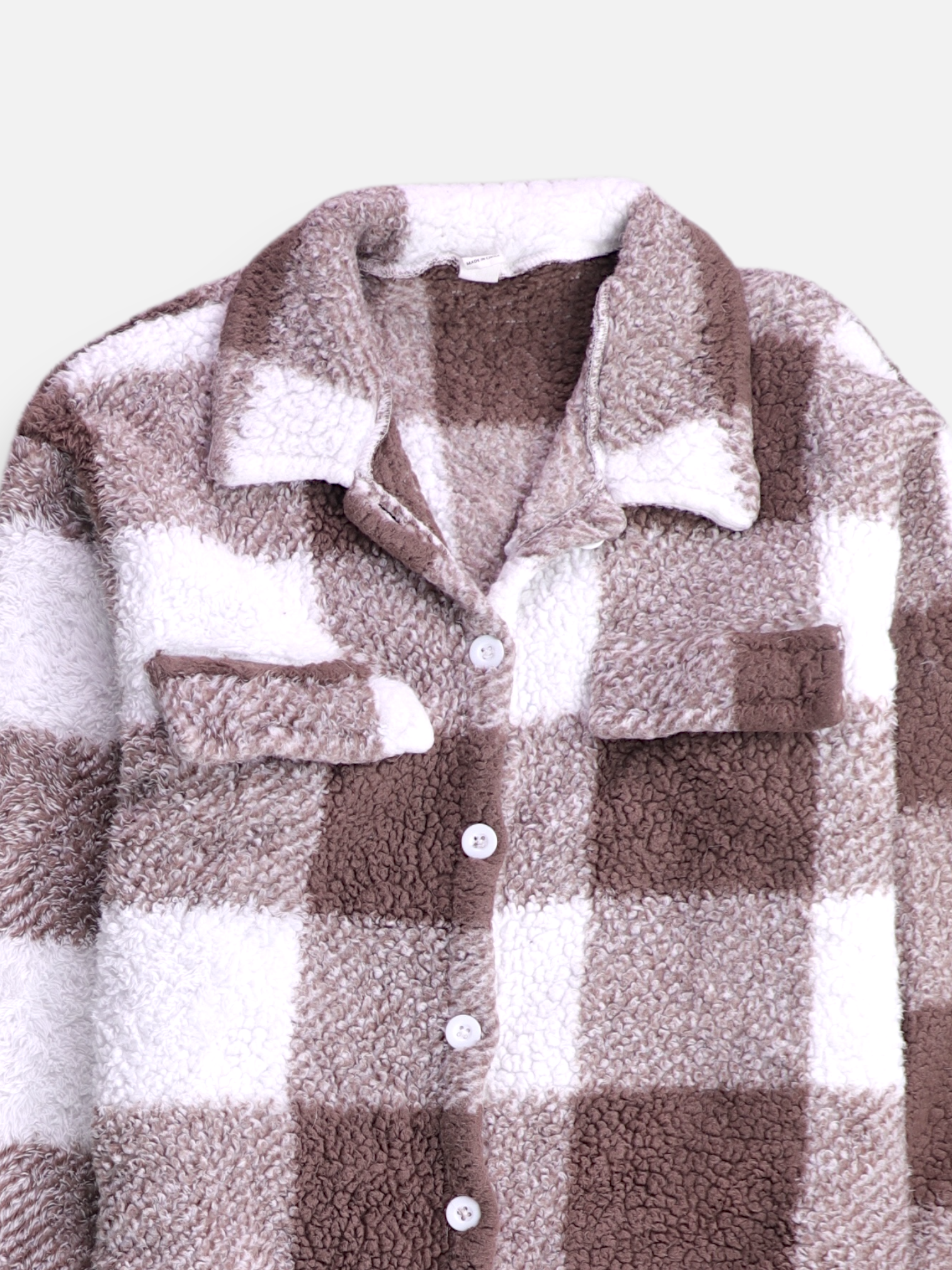 SHEIN Chaqueta Sobrecamisa Color Block - Niña - N/A - 11-12Y (Años)