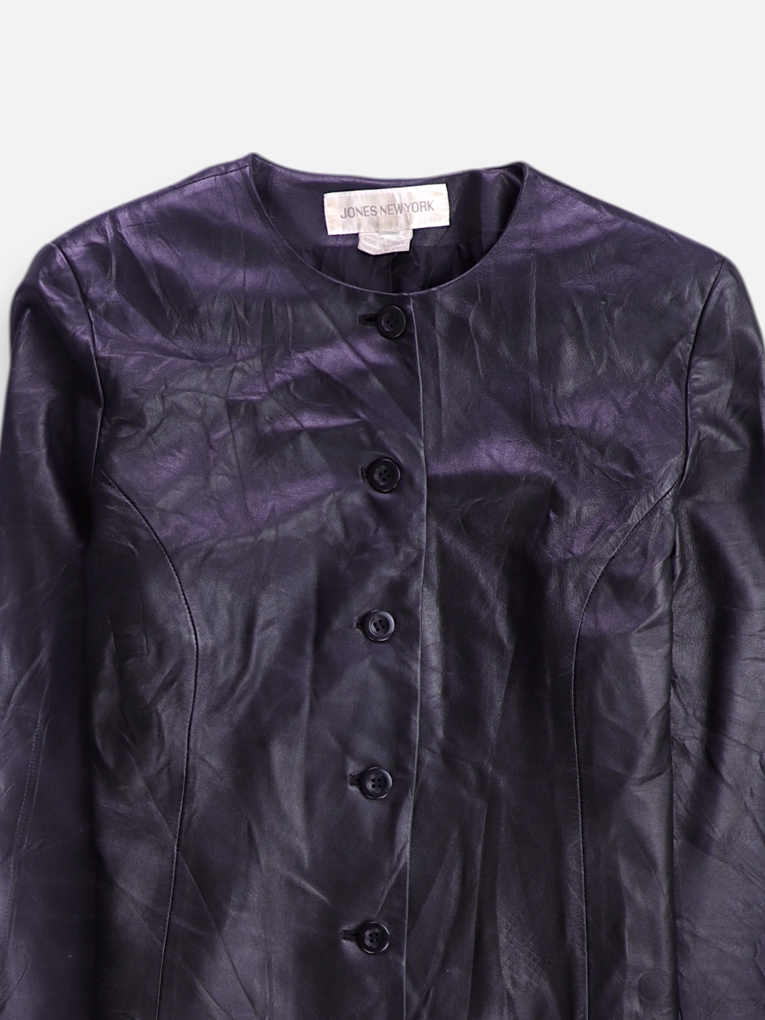 JONES NEW YORK Chaqueta Casual Cuero - Mujer - 6