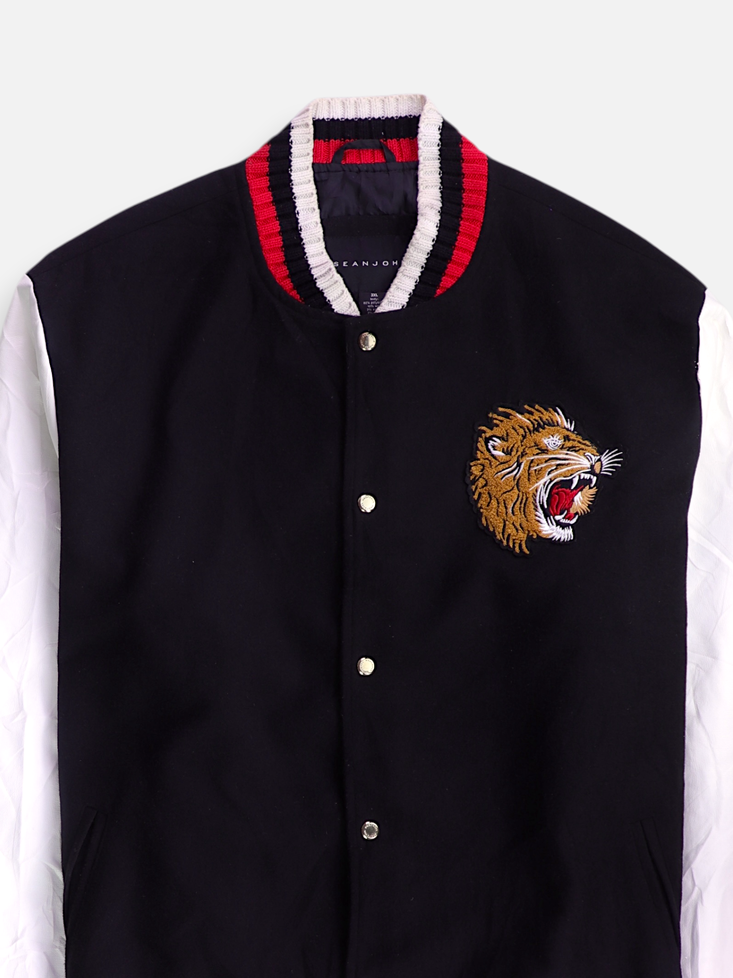 Sean John Chaqueta Bomber Color Block - Hombre - 3XL