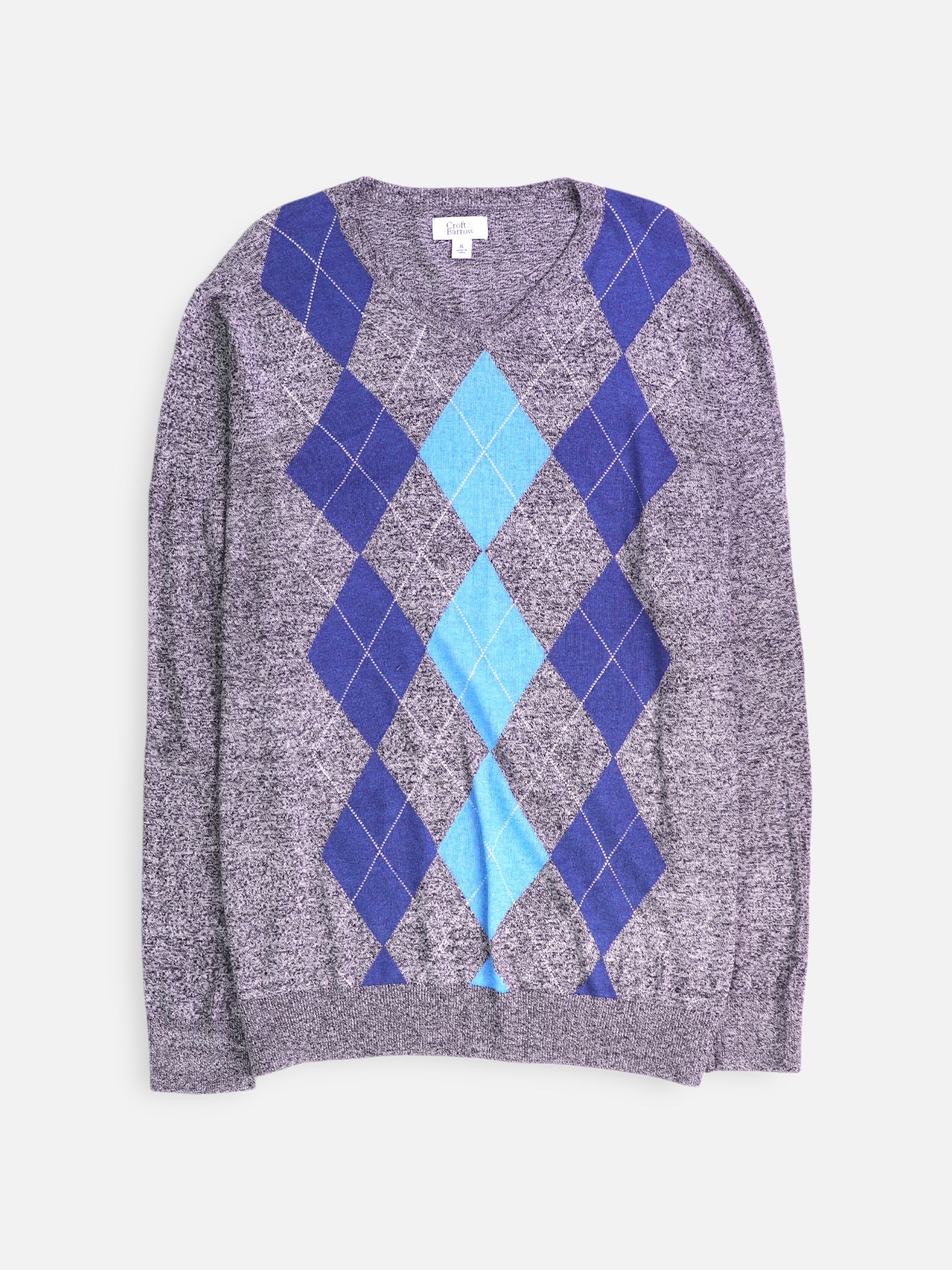 Croft & Barrow Sueter Knit Color Block - Mujer - XL