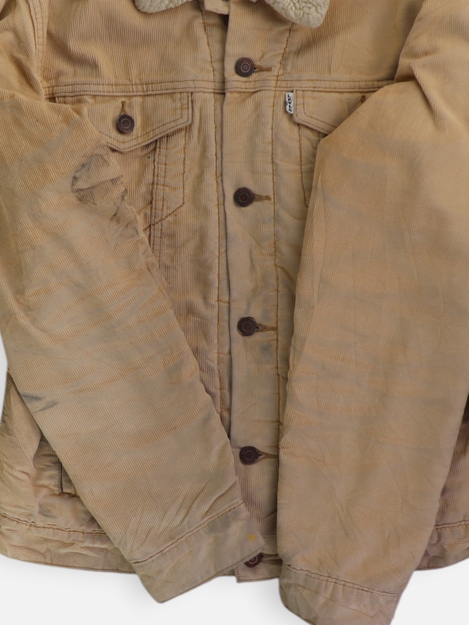 Levis Chaqueta Sherpa Trucker Corduroy - Hombre - Medium
