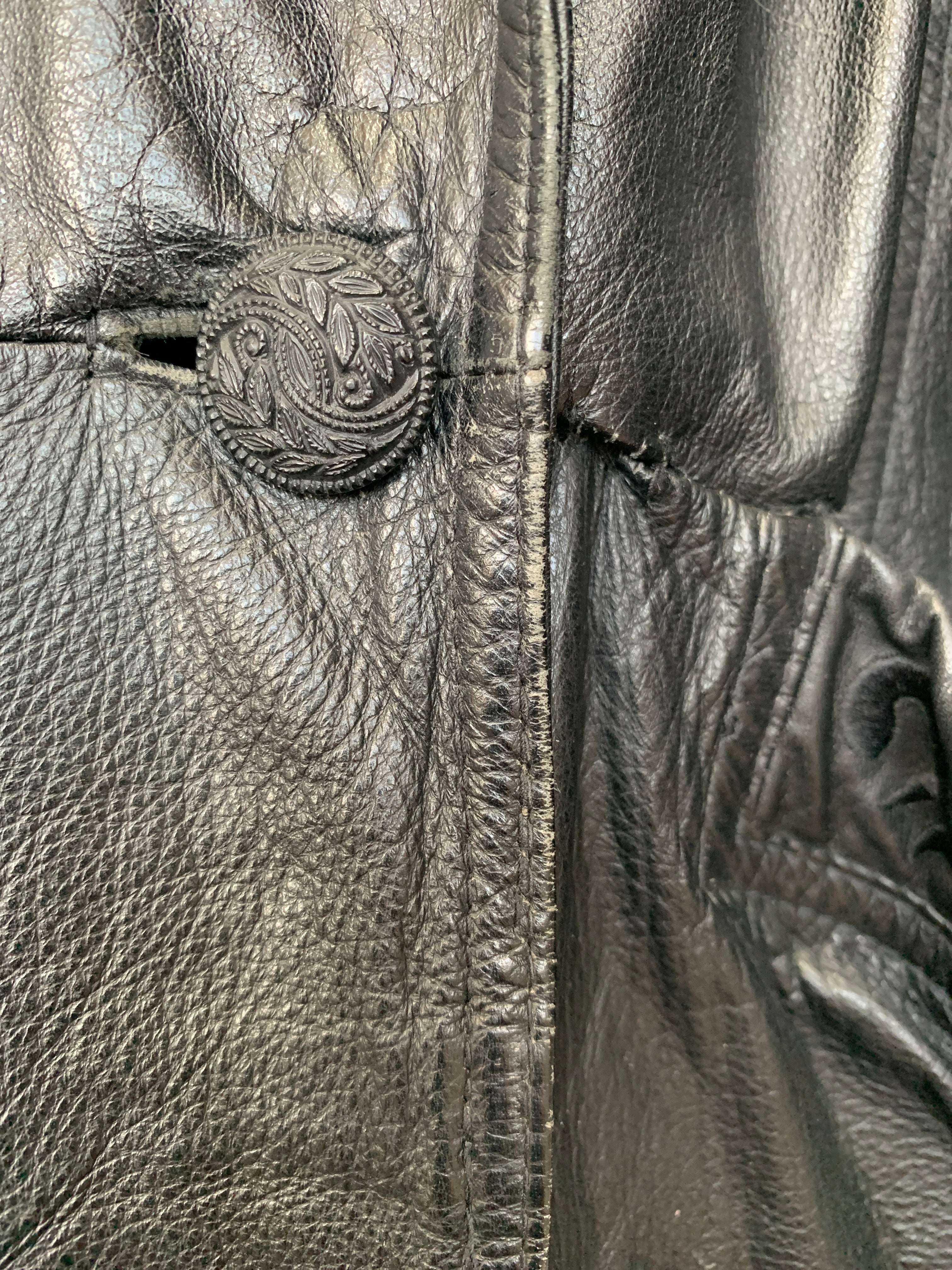 Abrigo Casual Cuero - Mujer - Large