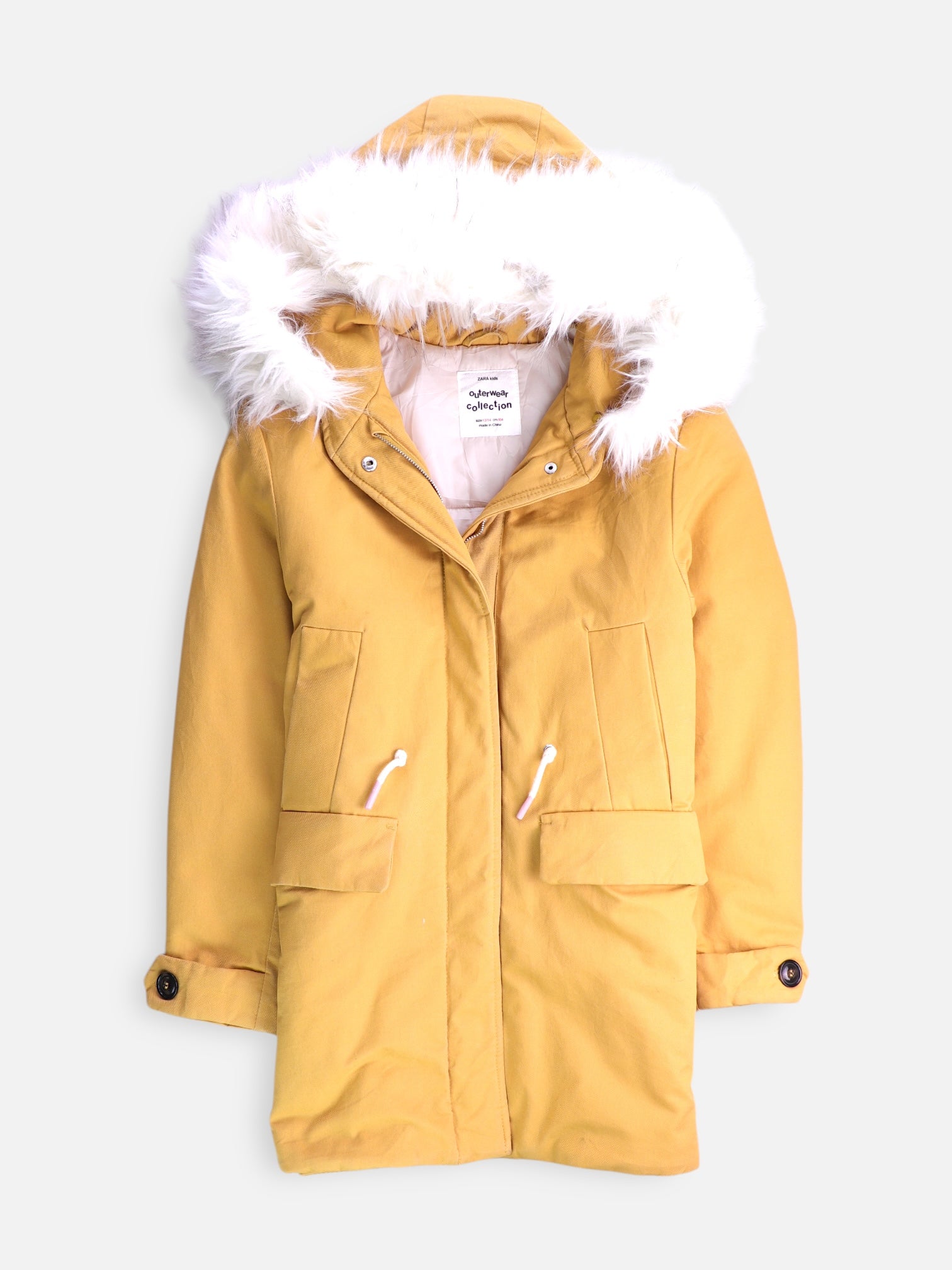 ZARA Abrigo Cazador Casual - Niña - Medium - 13-14Y (Años)