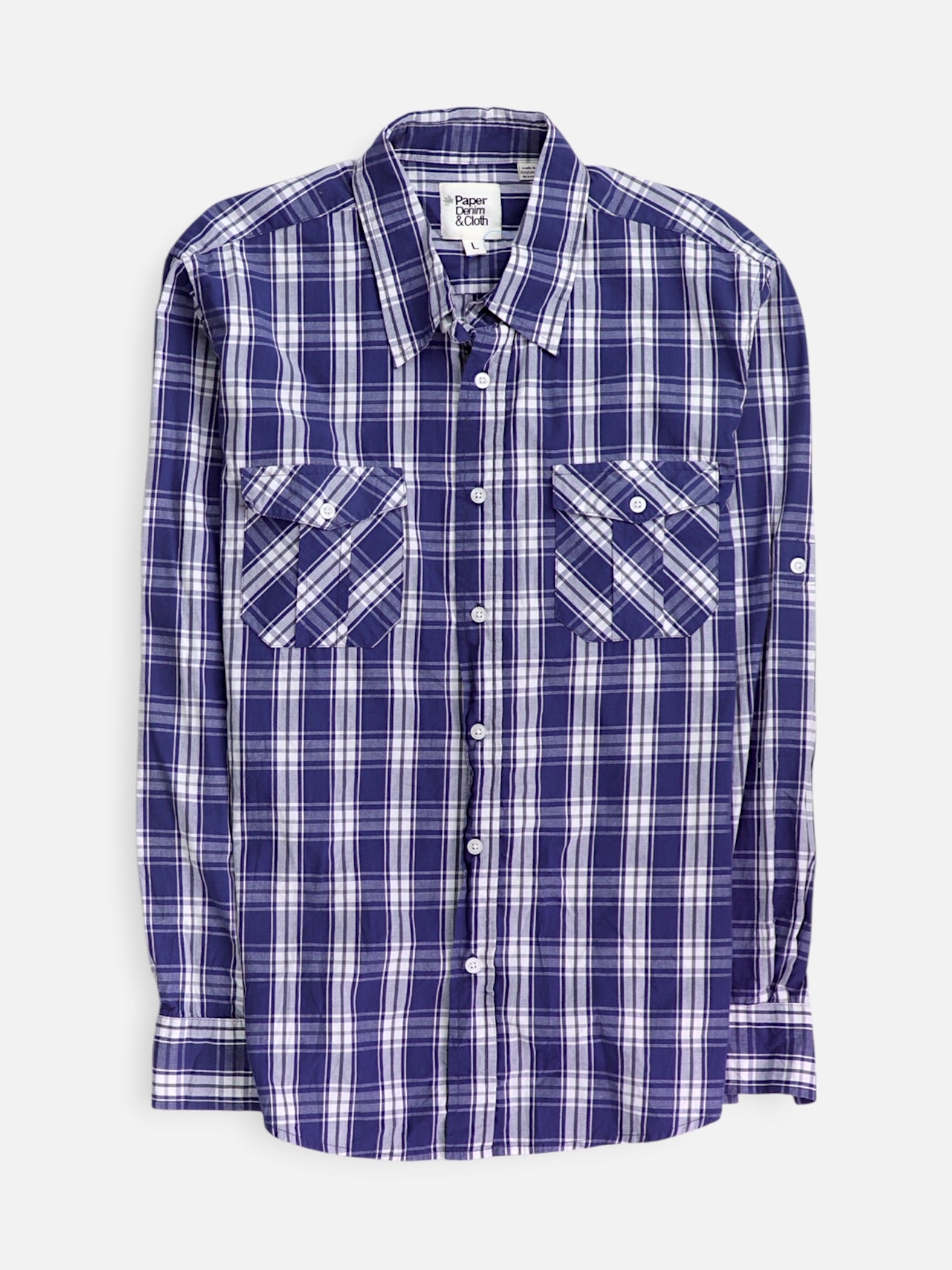 Camisa Casual - Hombre - Large