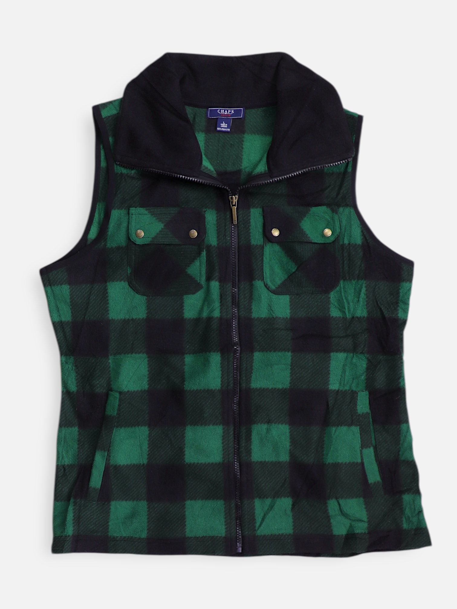 Chaps Chaleco Color Block - Mujer - Large