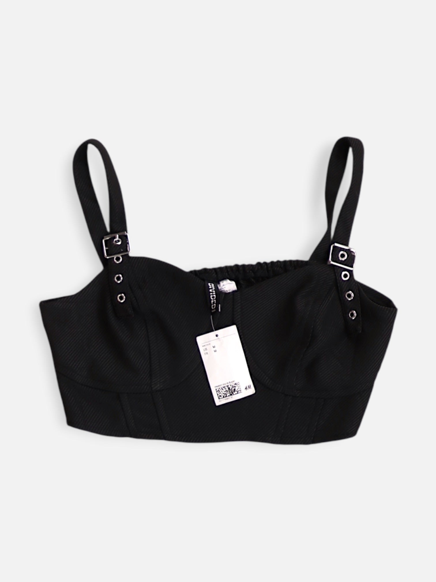 H&M Blusa Corset - Mujer - Medium