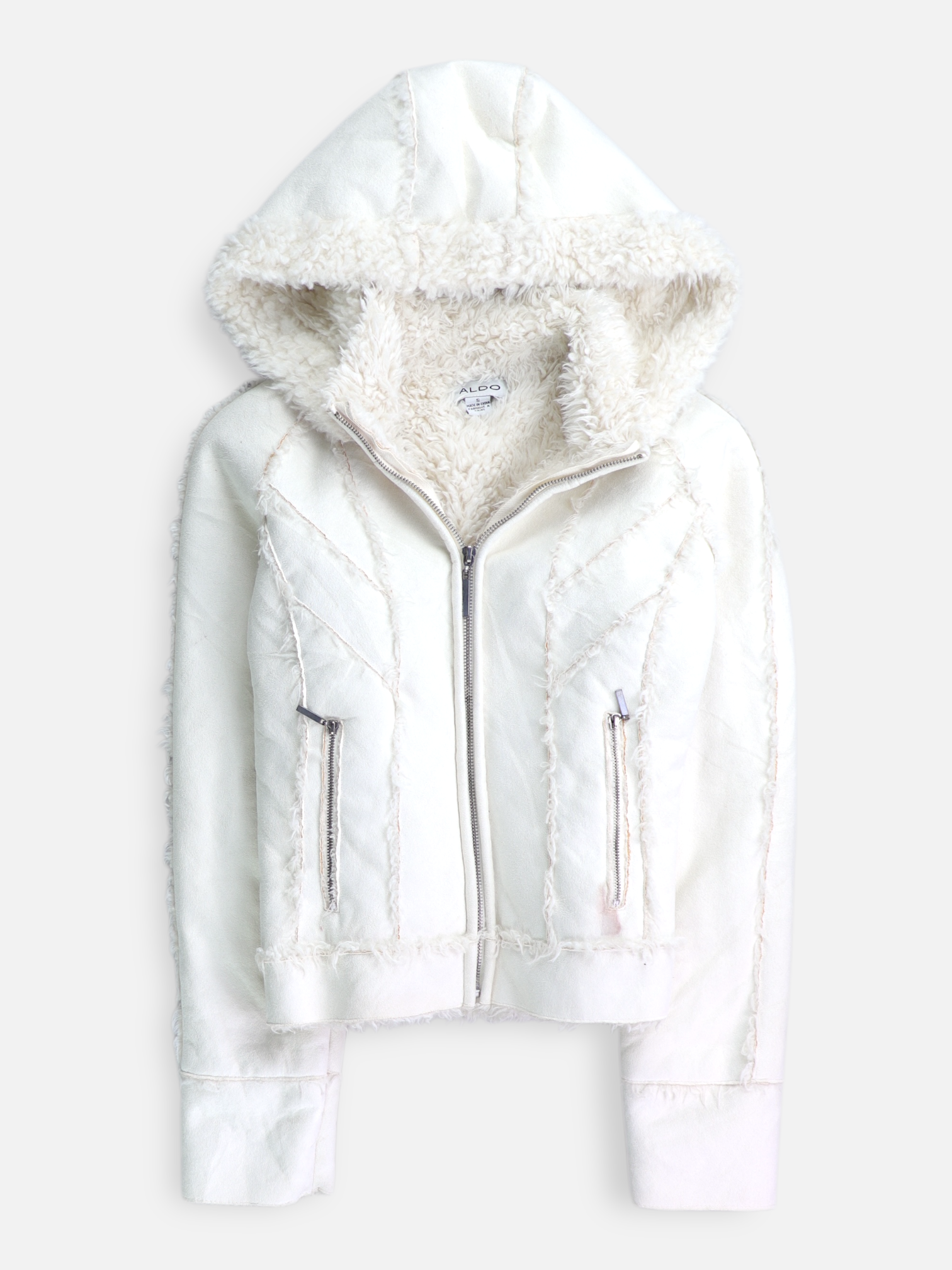 ALDO Chaqueta Casual Suede - Mujer - Small