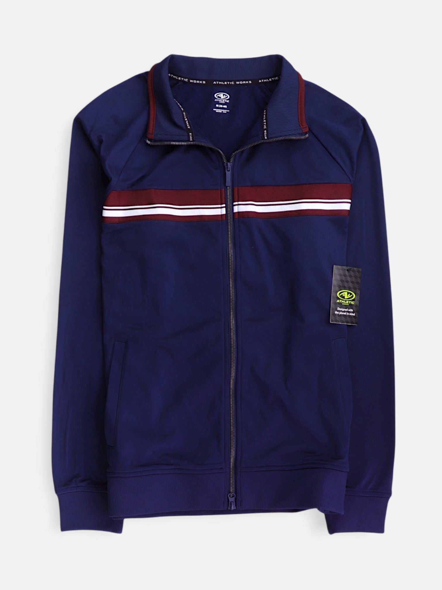 ATHLETIC Sudadera Fleece Deportivo - Hombre - Medium