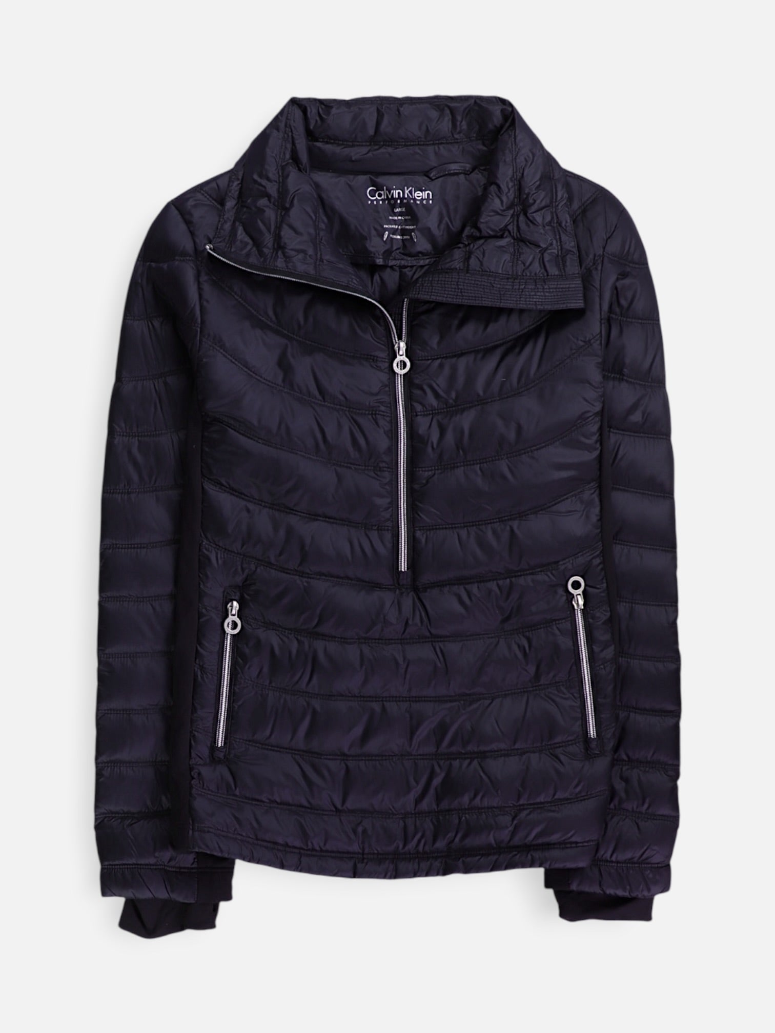 Calvin Klein Chaqueta Puffer Impermeable - Mujer - Large
