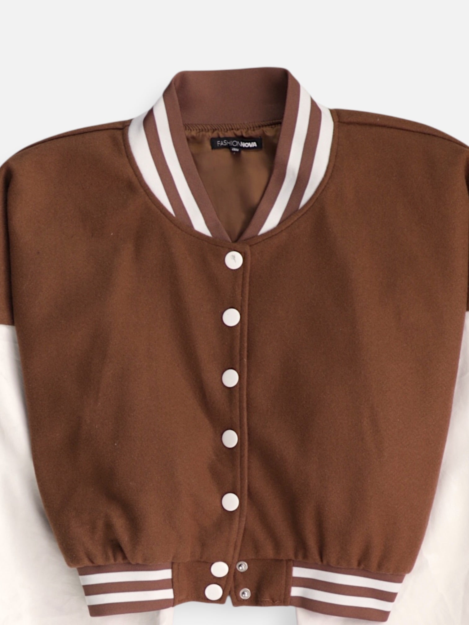 Fashionnova Chaqueta Bomber Crop Top - Mujer - 2XL