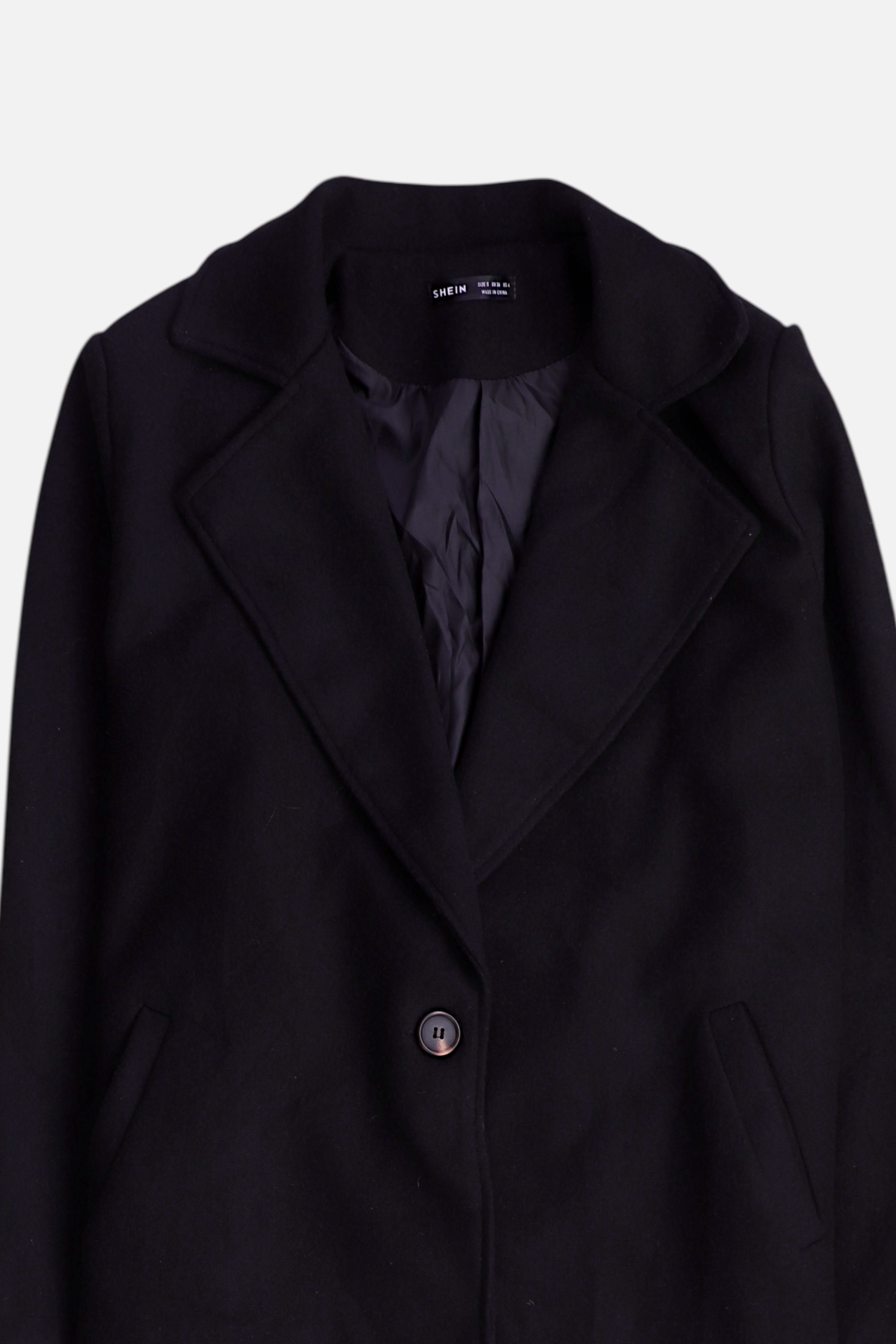 SHEIN Abrigo Single breasted trench Casual - Mujer - Small