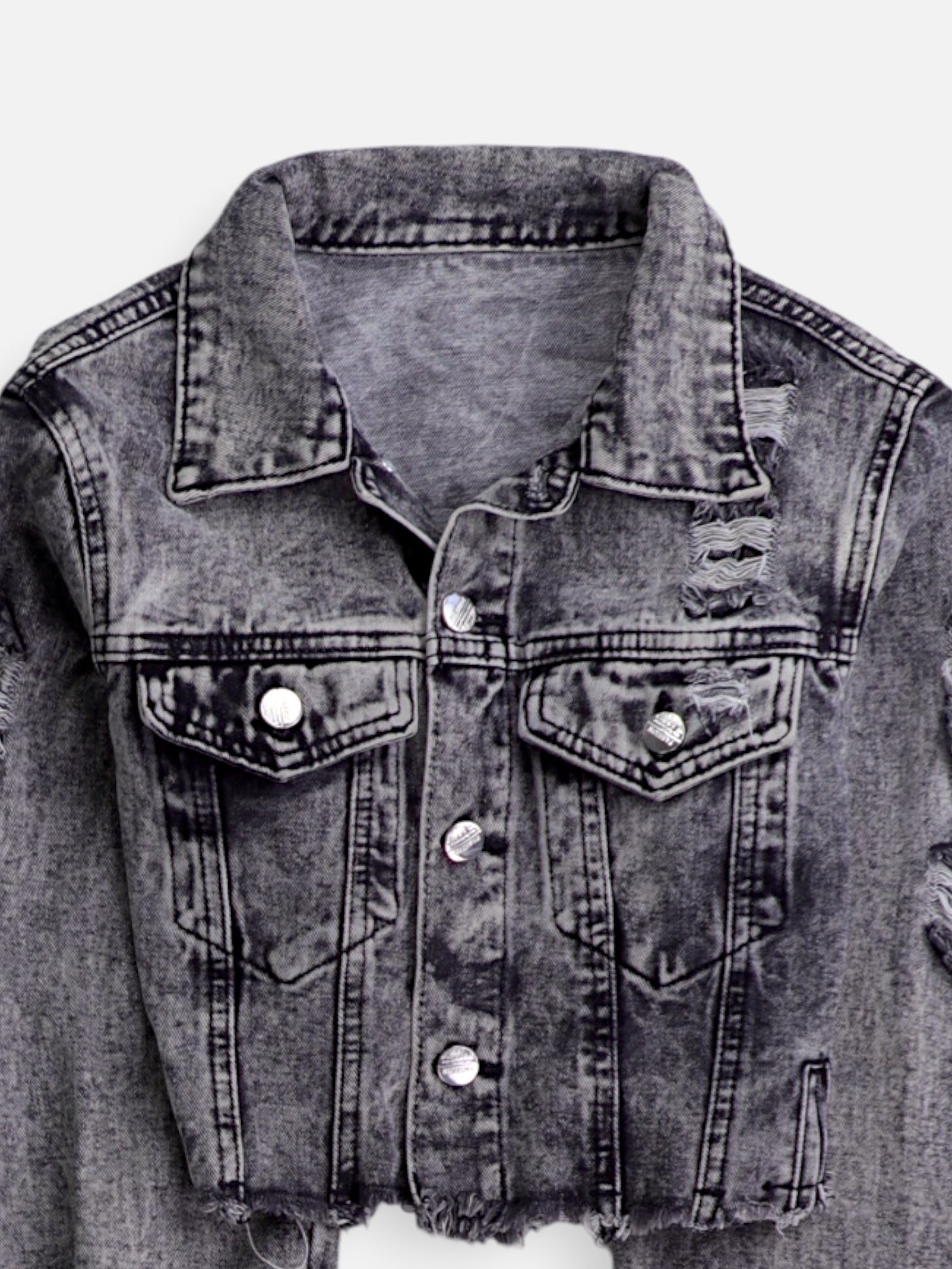 SHEIN Chaqueta Denim Crop Top - Mujer - Medium