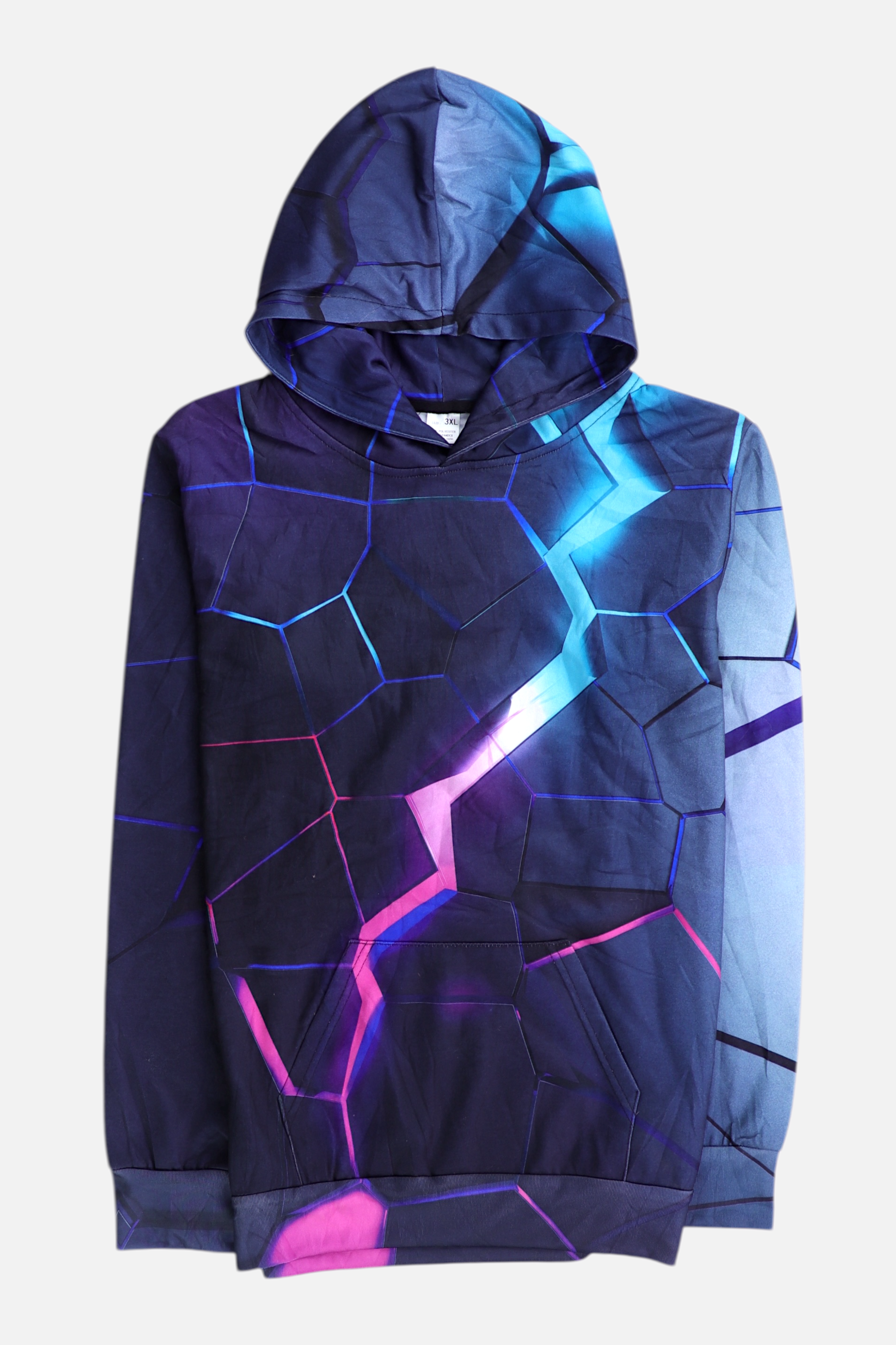 Sudadera Hoodie Color Block - Niño - XL - 13-14Y (Años)