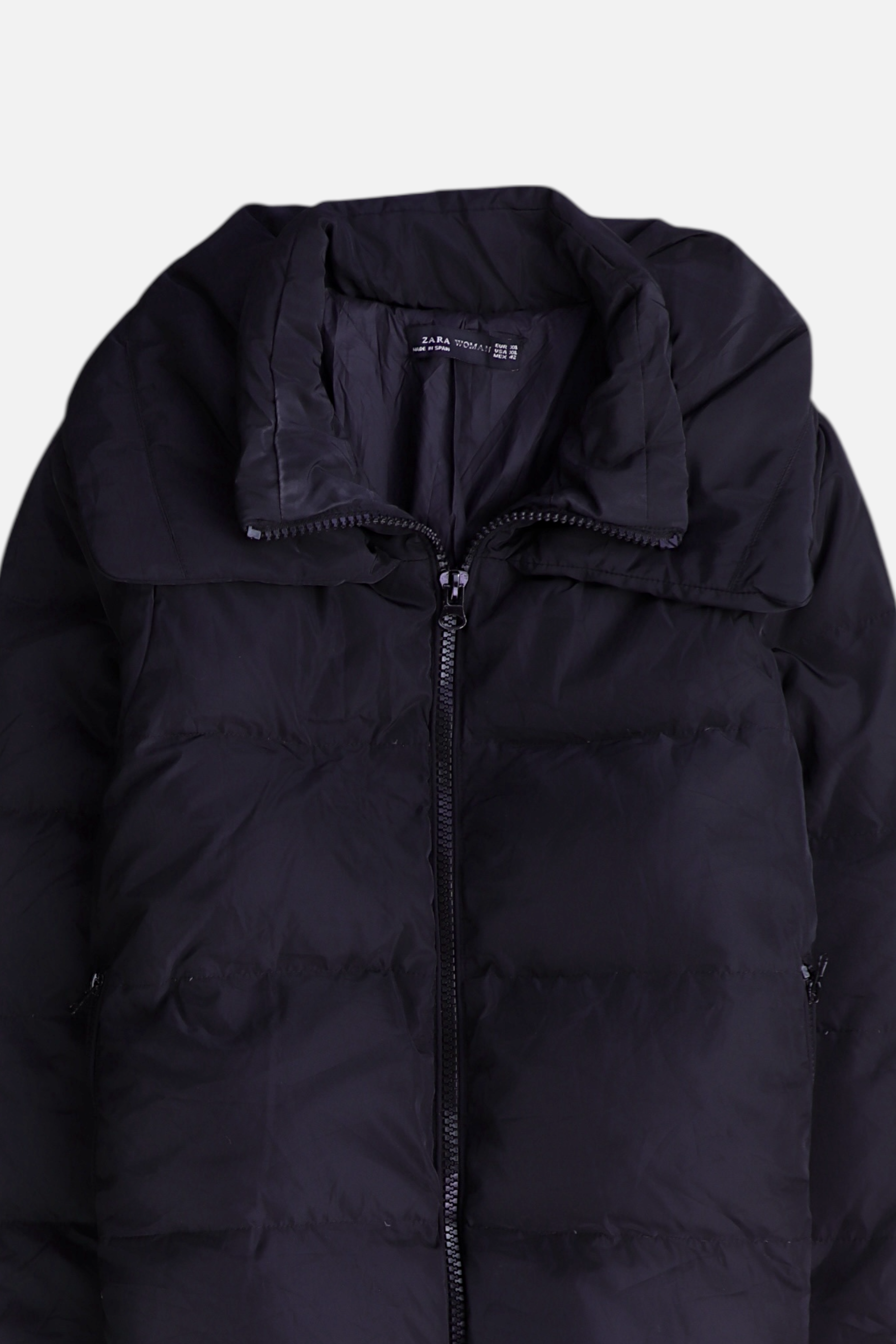 ZARA Chaqueta Puffer Impermeable - Mujer - 2XL
