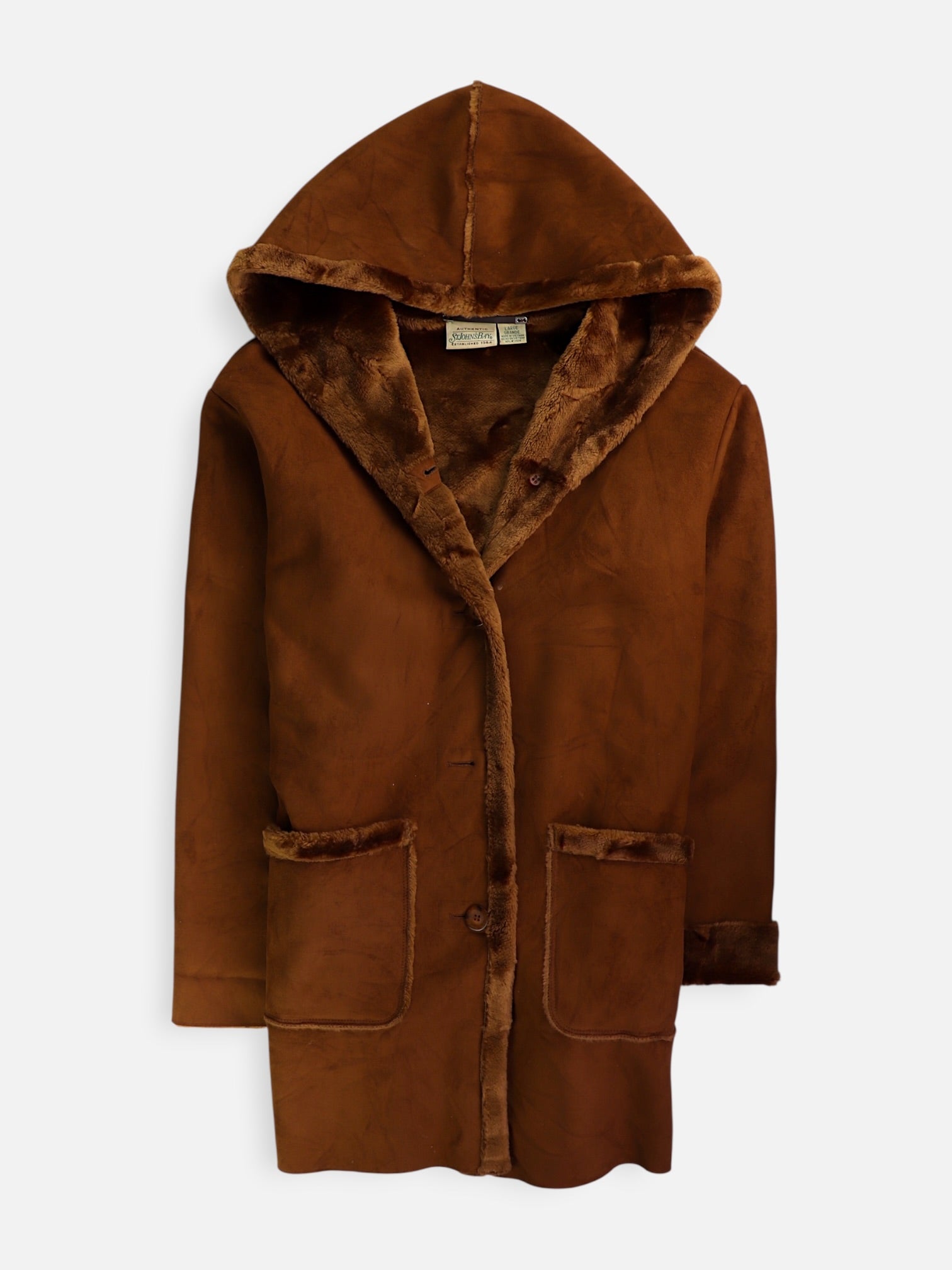 ST JOHNS BAY Abrigo Single breasted trench Casual - Mujer - Large