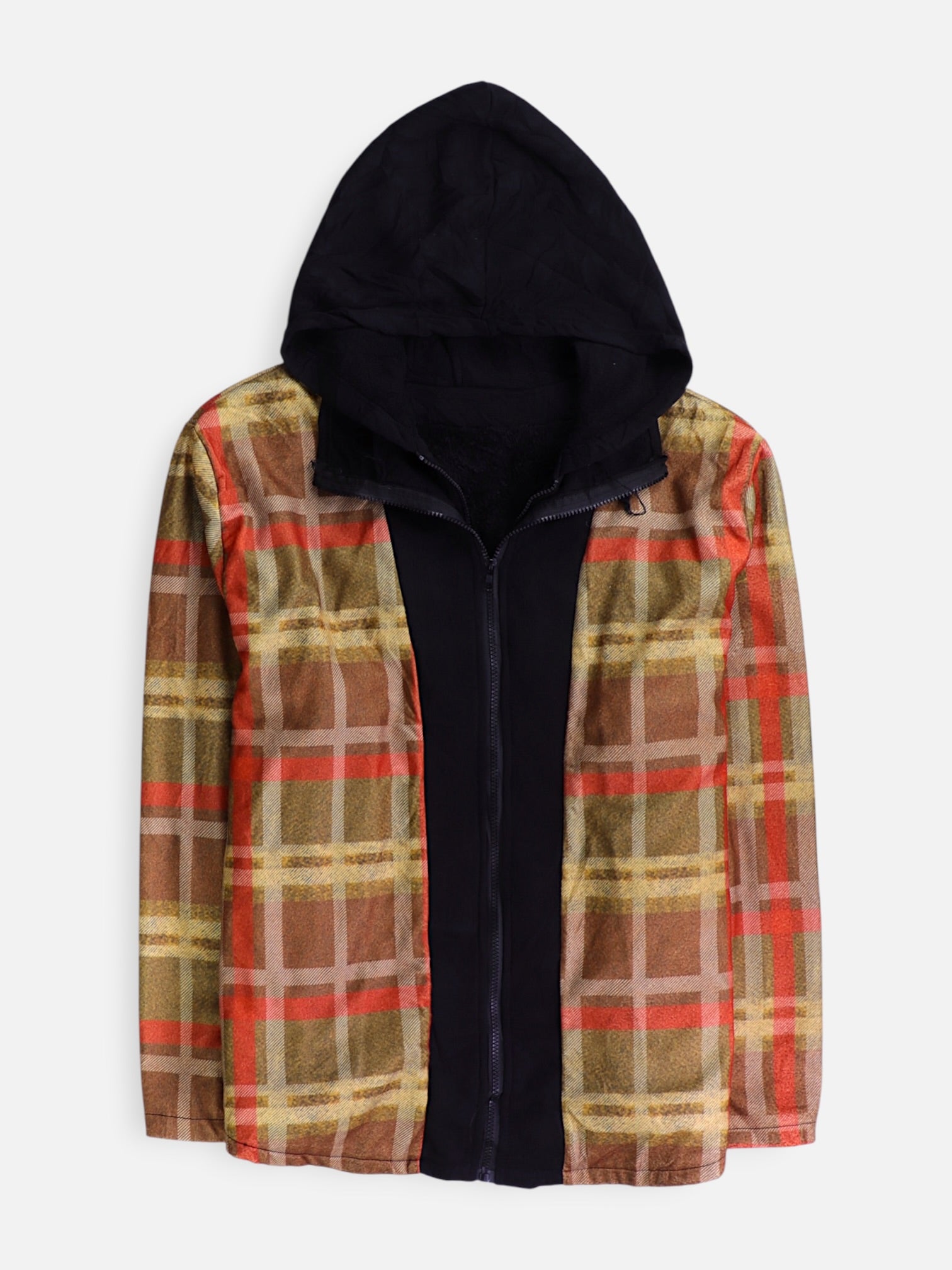 Sudadera Hoodie Color Block - Hombre - 5XL