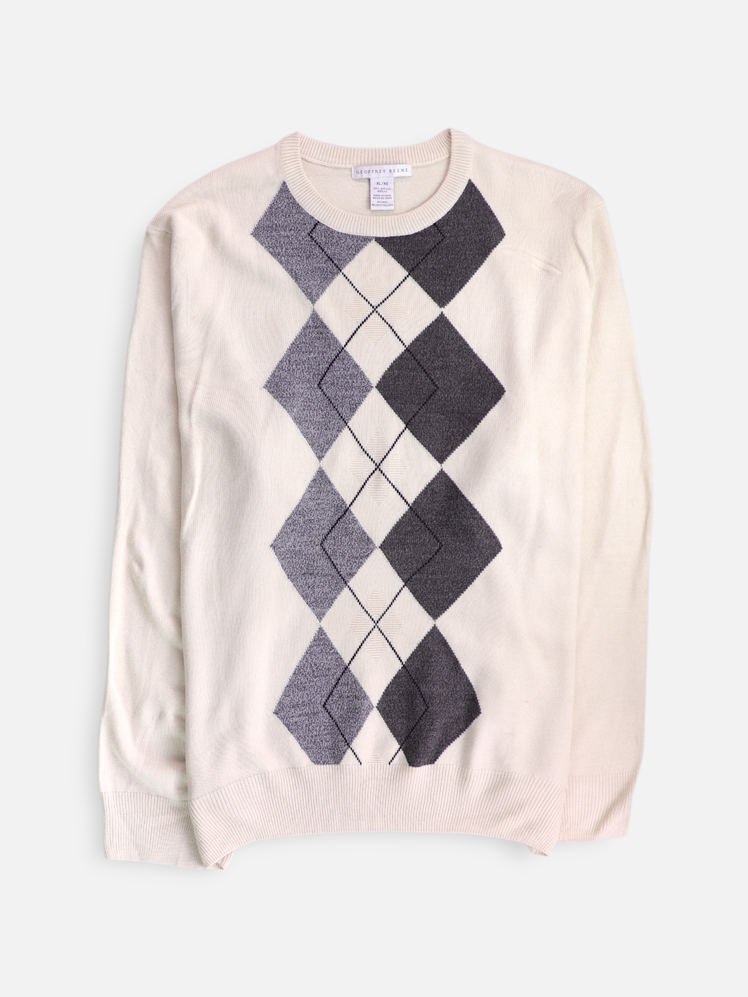 GEOFFREY BEENE Sueter Casual Color Block - Hombre - XL