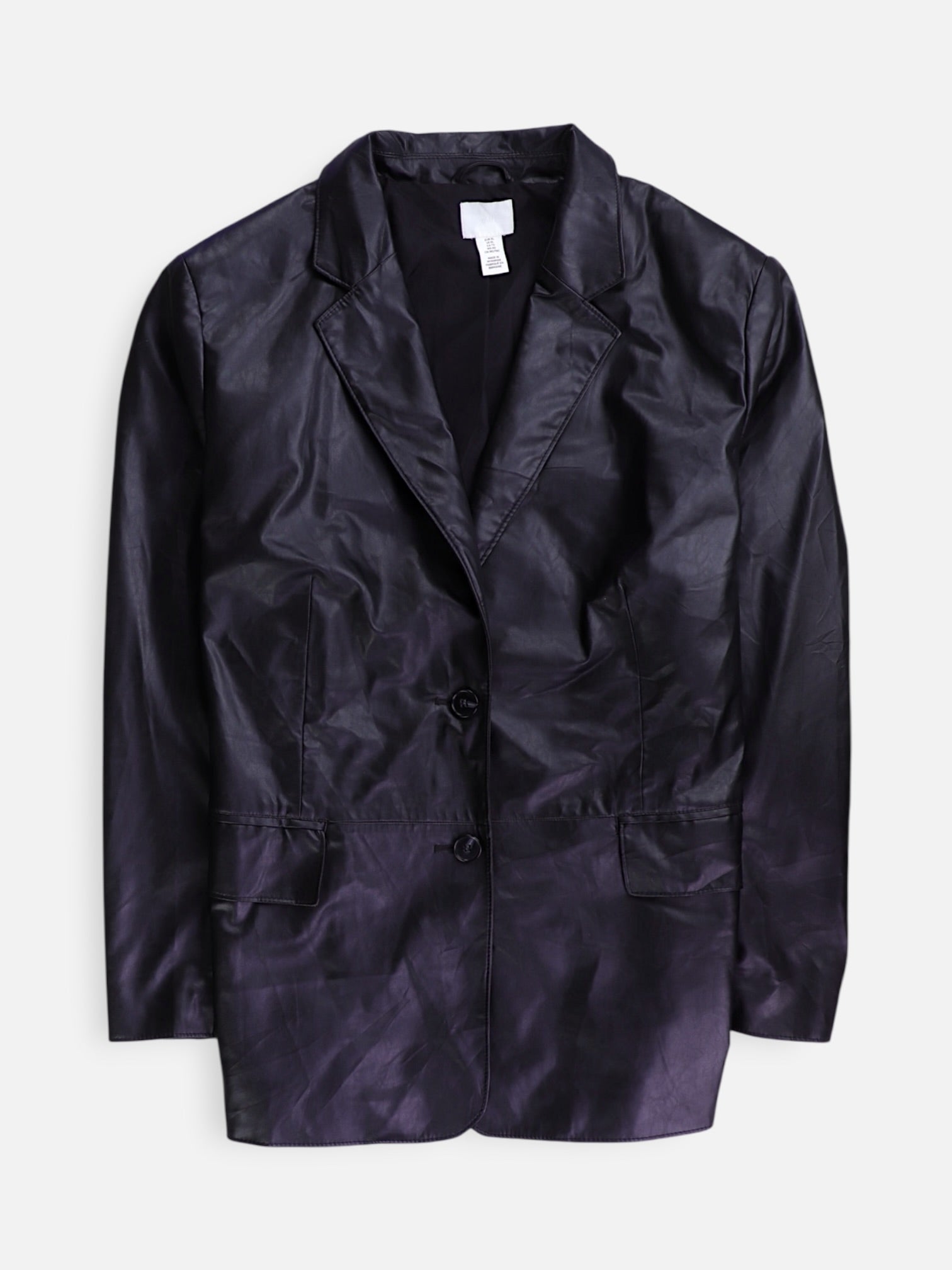 H&M Chaqueta Casual Cuero - Mujer - XL