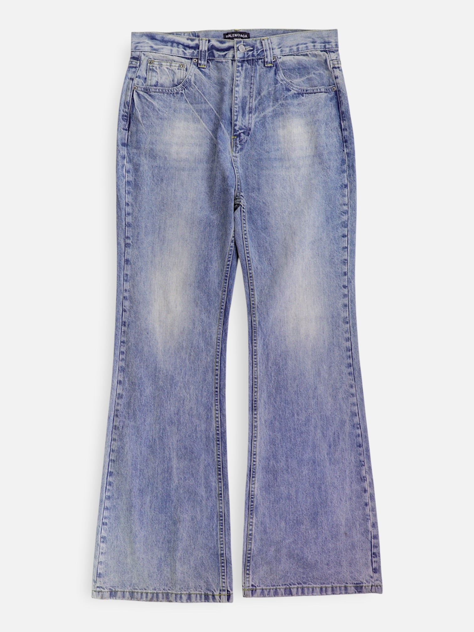 BALENCIAGA Jean Regular Fit Denim - Hombre - Small
