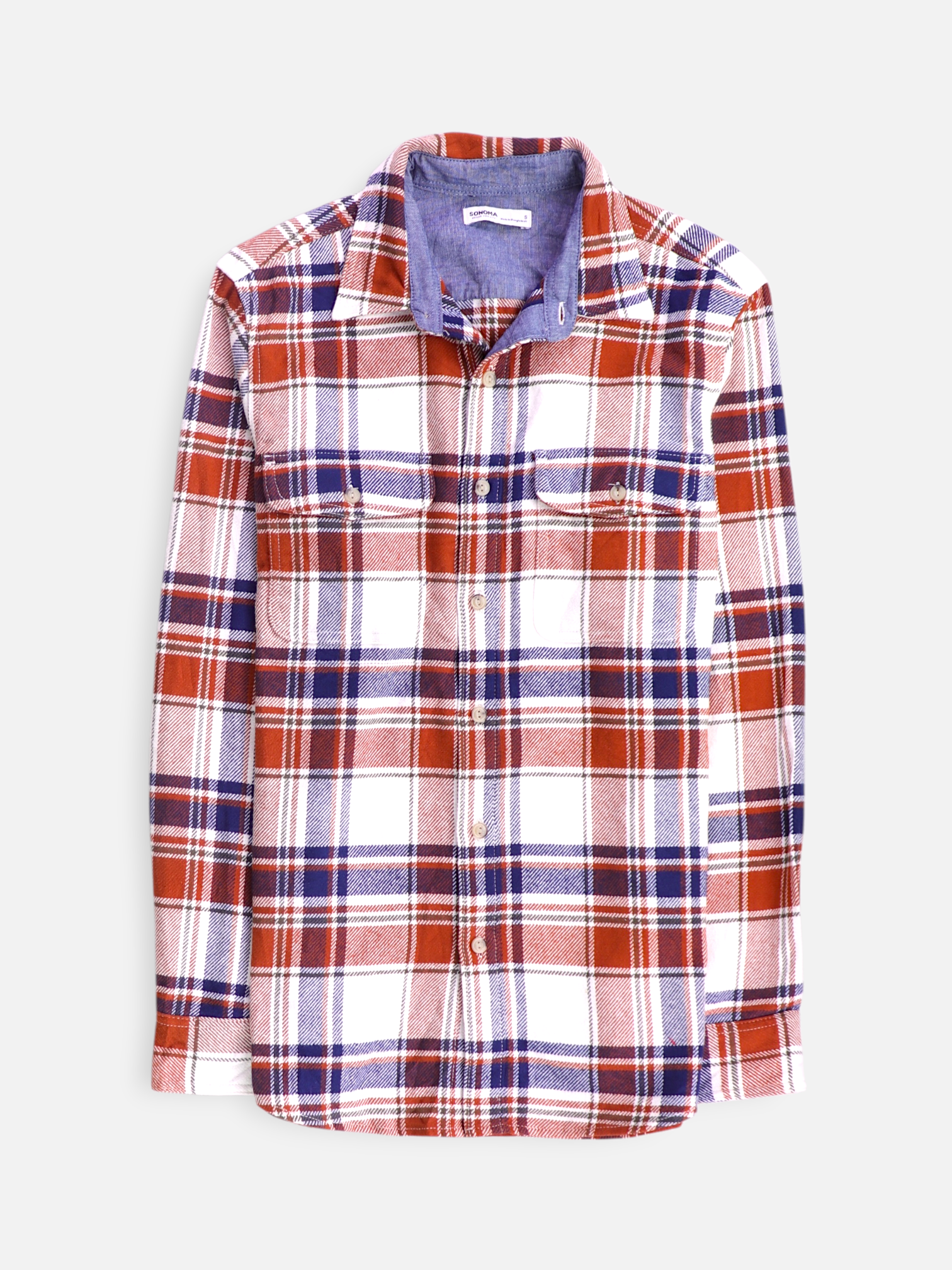 SONOMA Camisa Casual - Hombre - Small