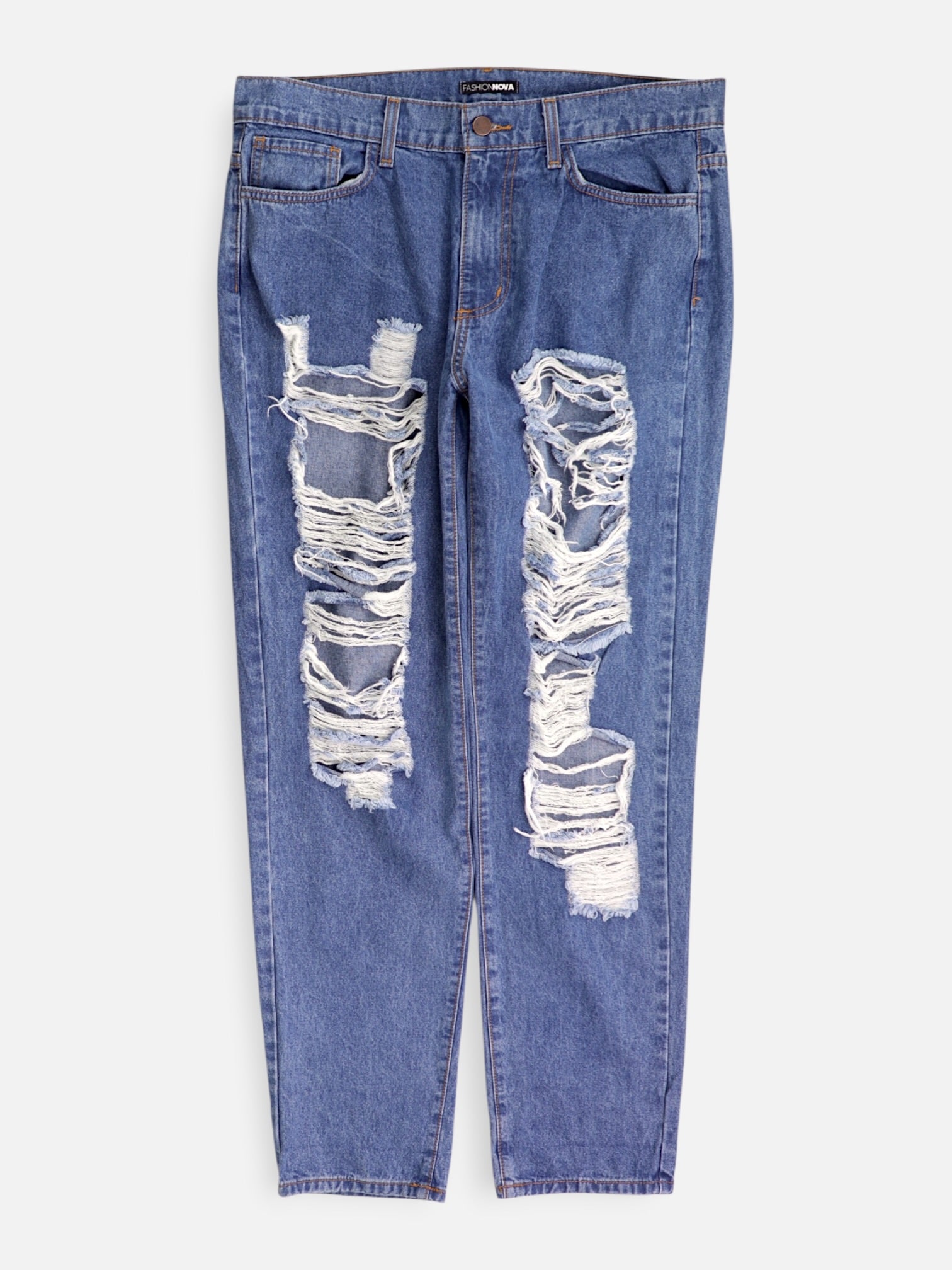 Fashionnova Jean Regular Fit Denim - Mujer - 11