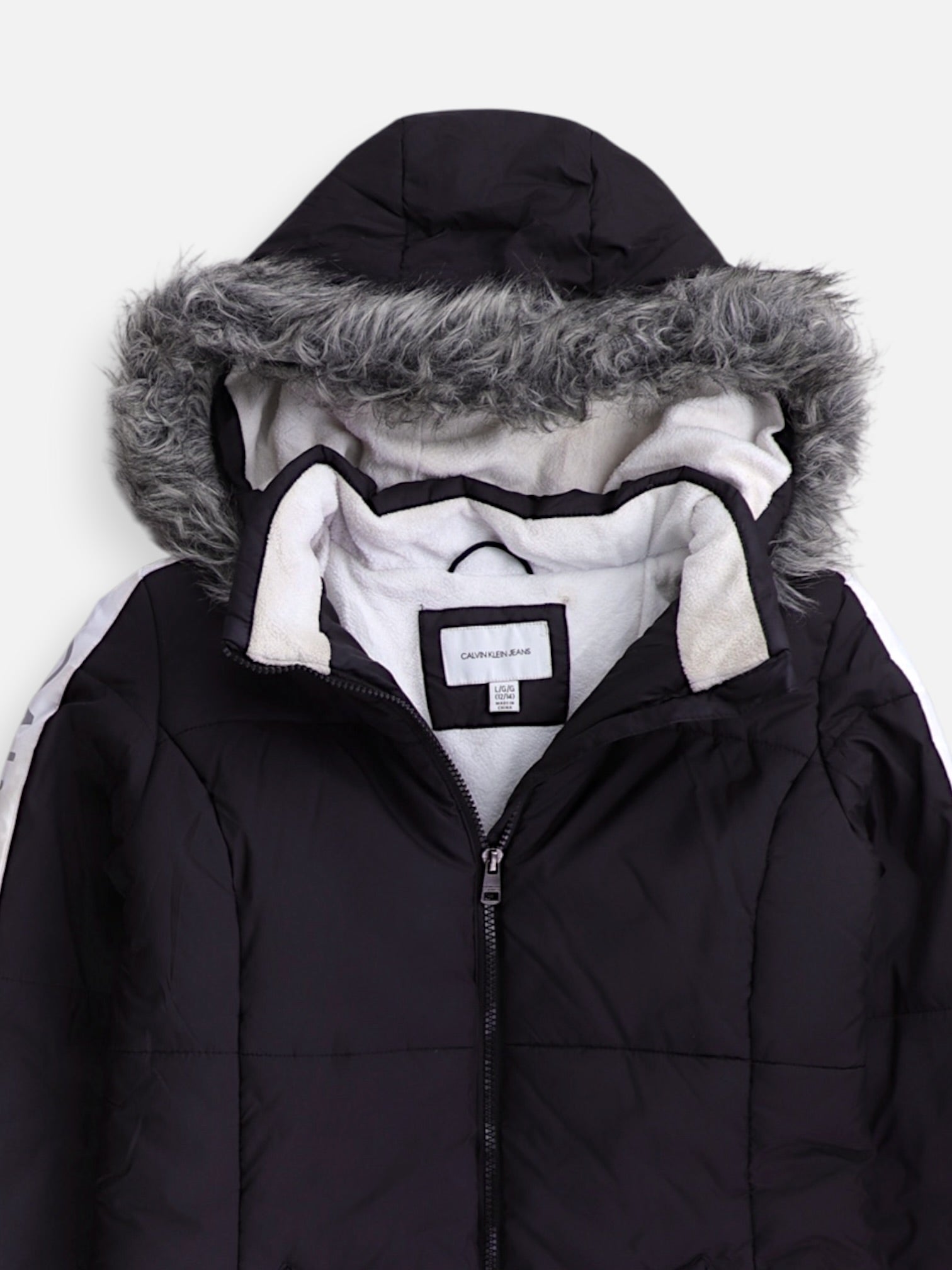 Calvin Klein Chaqueta Puffer Impermeable - Niño - Large - 12-14Y (Años)