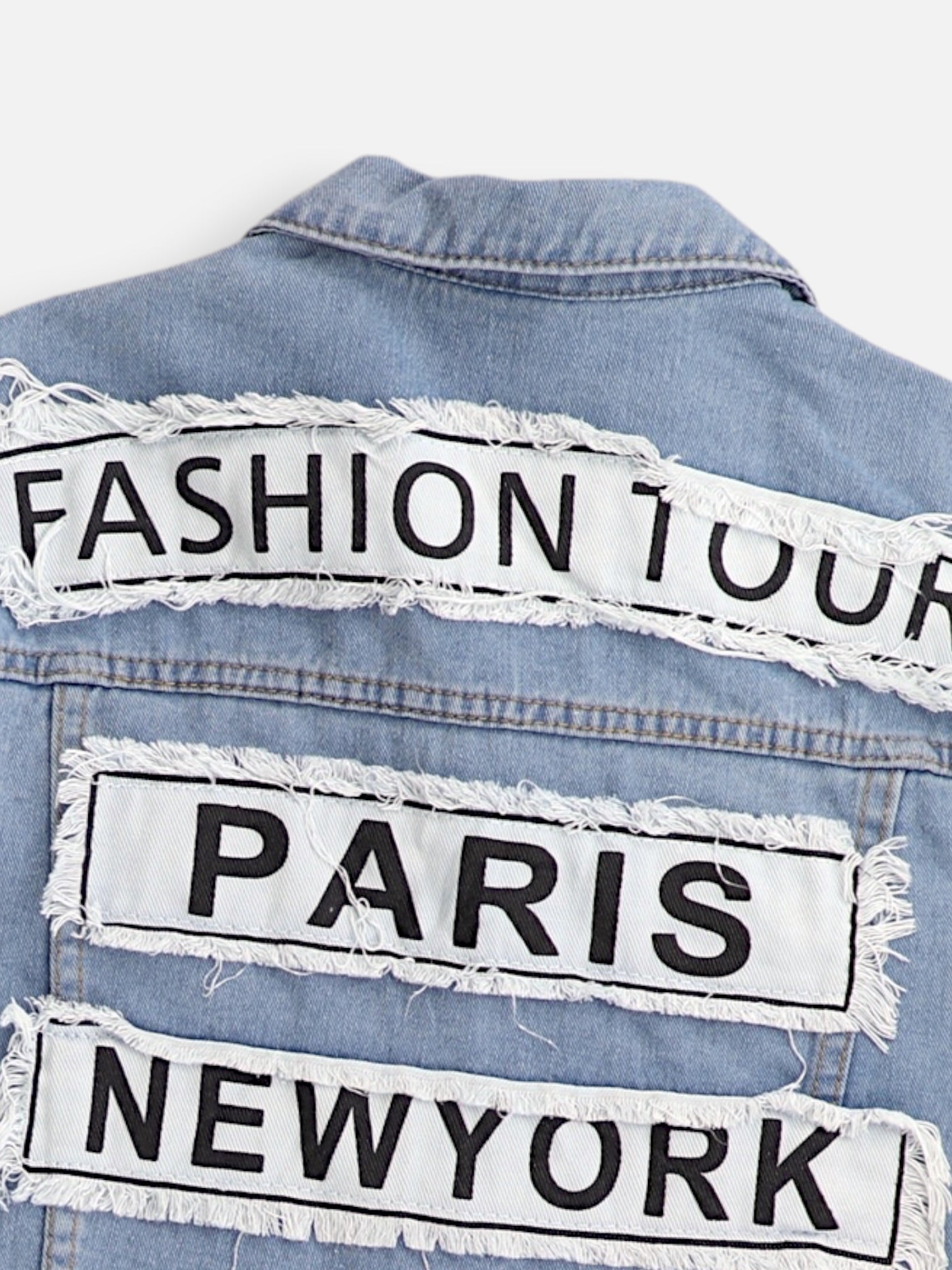 Chaqueta Denim Crop Top - Mujer - Large