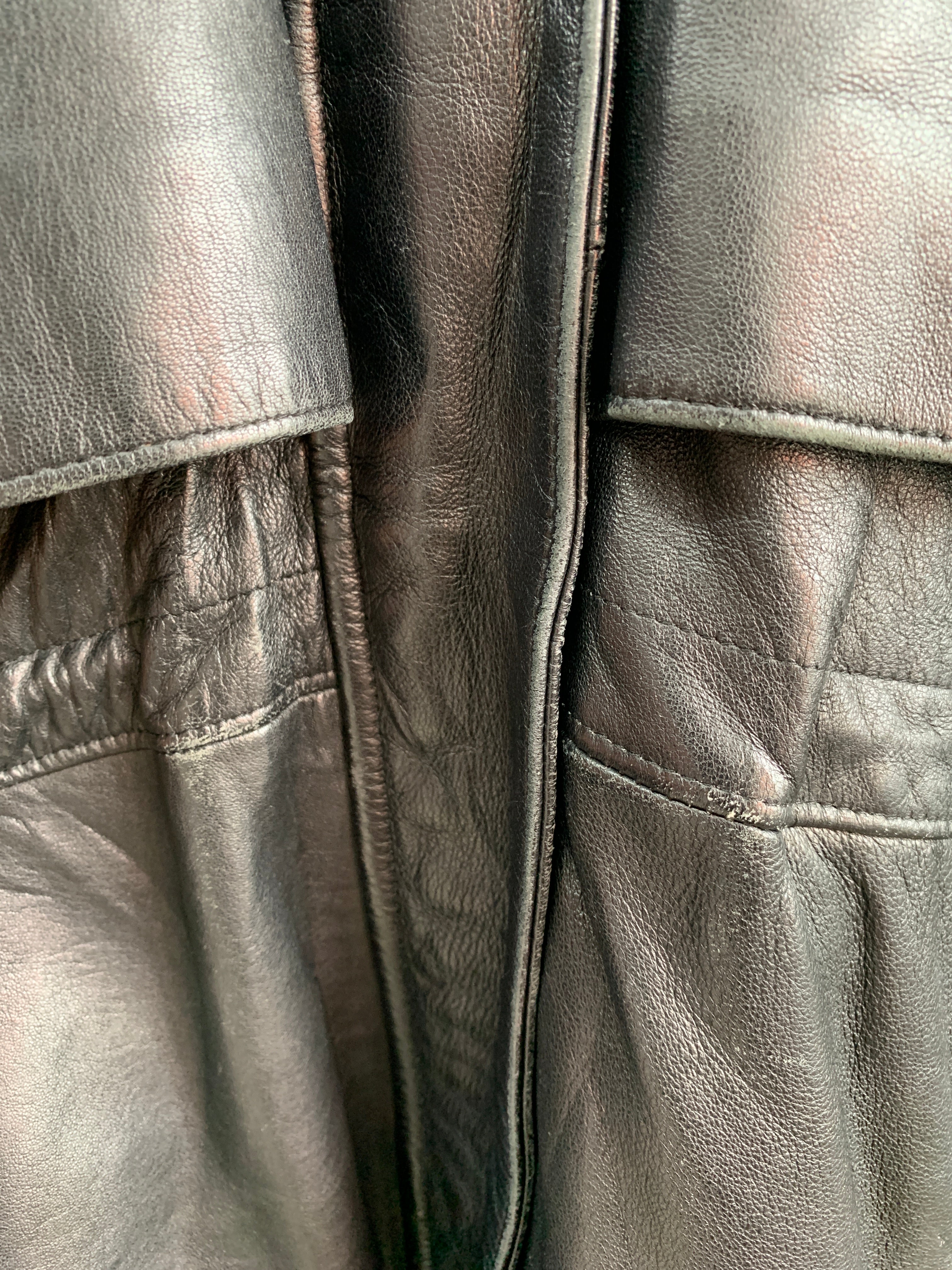 Chaqueta Cazadora Cuero - Hombre - Medium