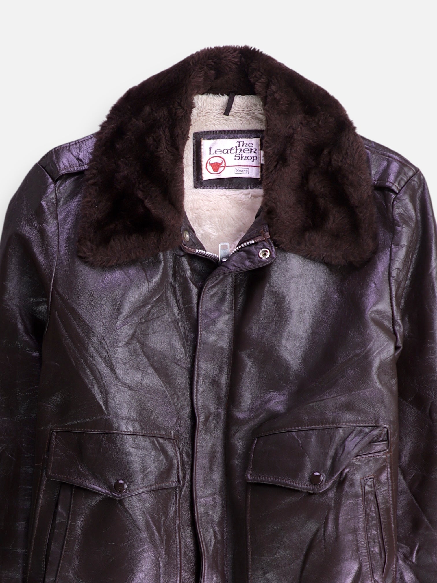 Chaqueta Aviator Cuero - Hombre - 44