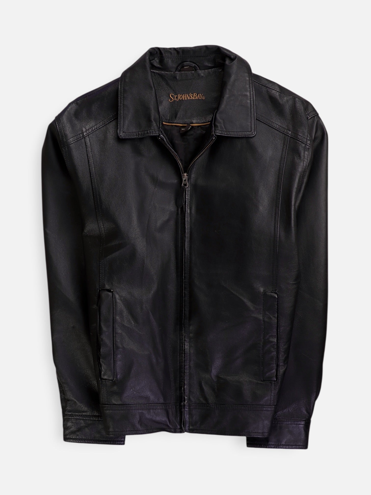 ST JOHNS BAY Chaqueta Casual Cuero - Hombre - Medium