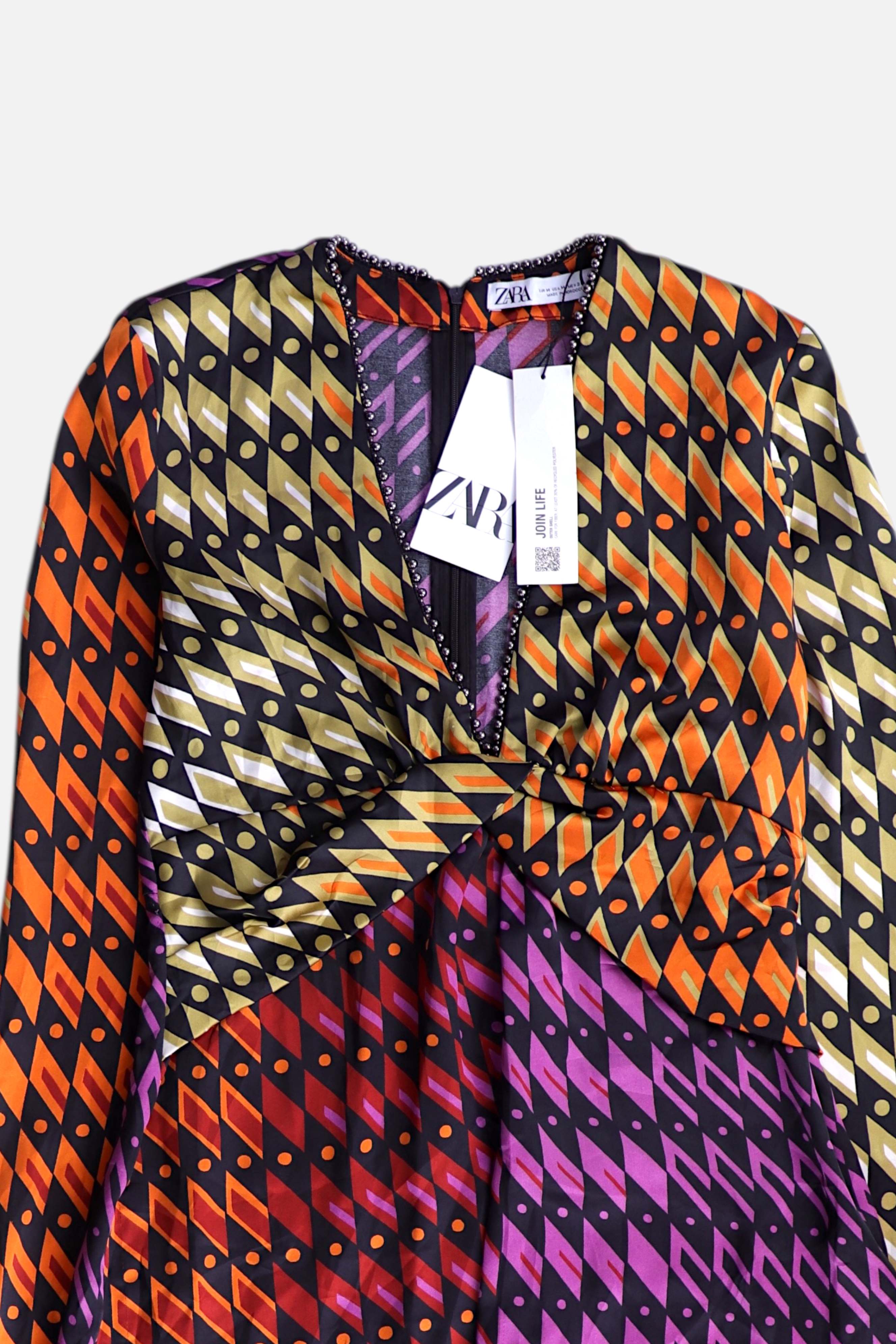 ZARA Vestido Fiesta - Mujer - Medium