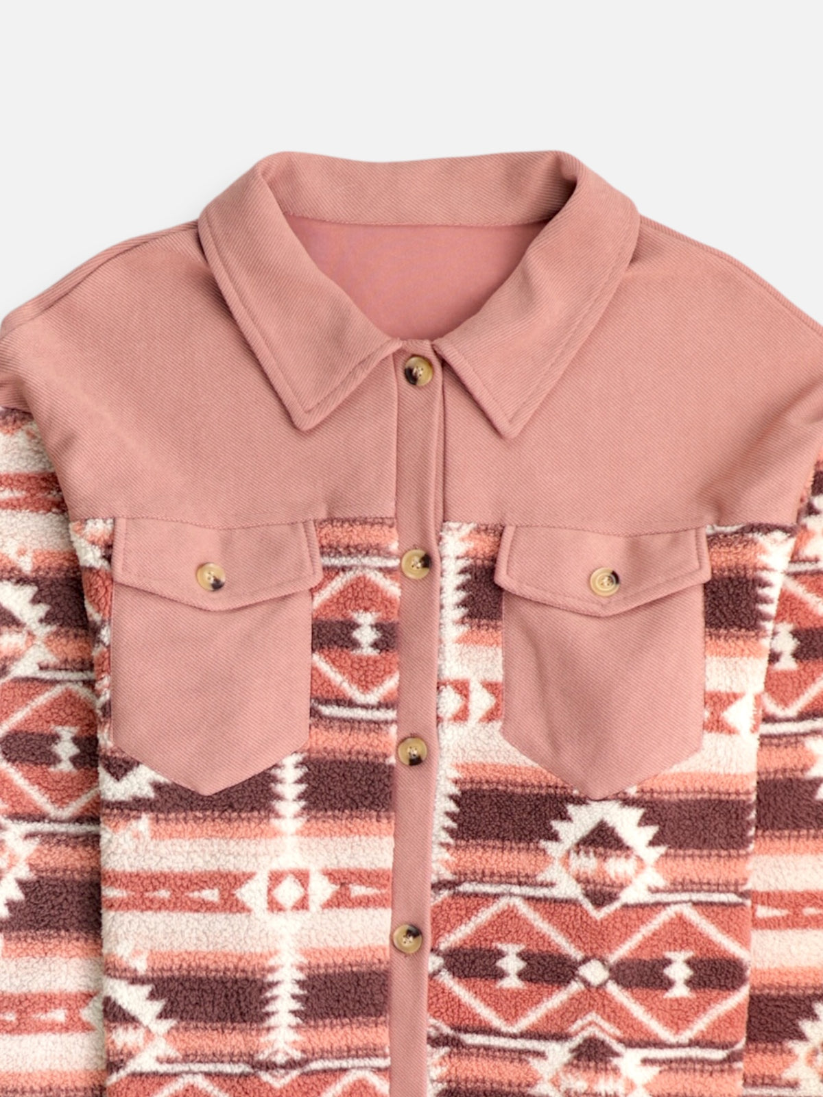 SHEIN Chaqueta Sobrecamisa Basic - Mujer - Large